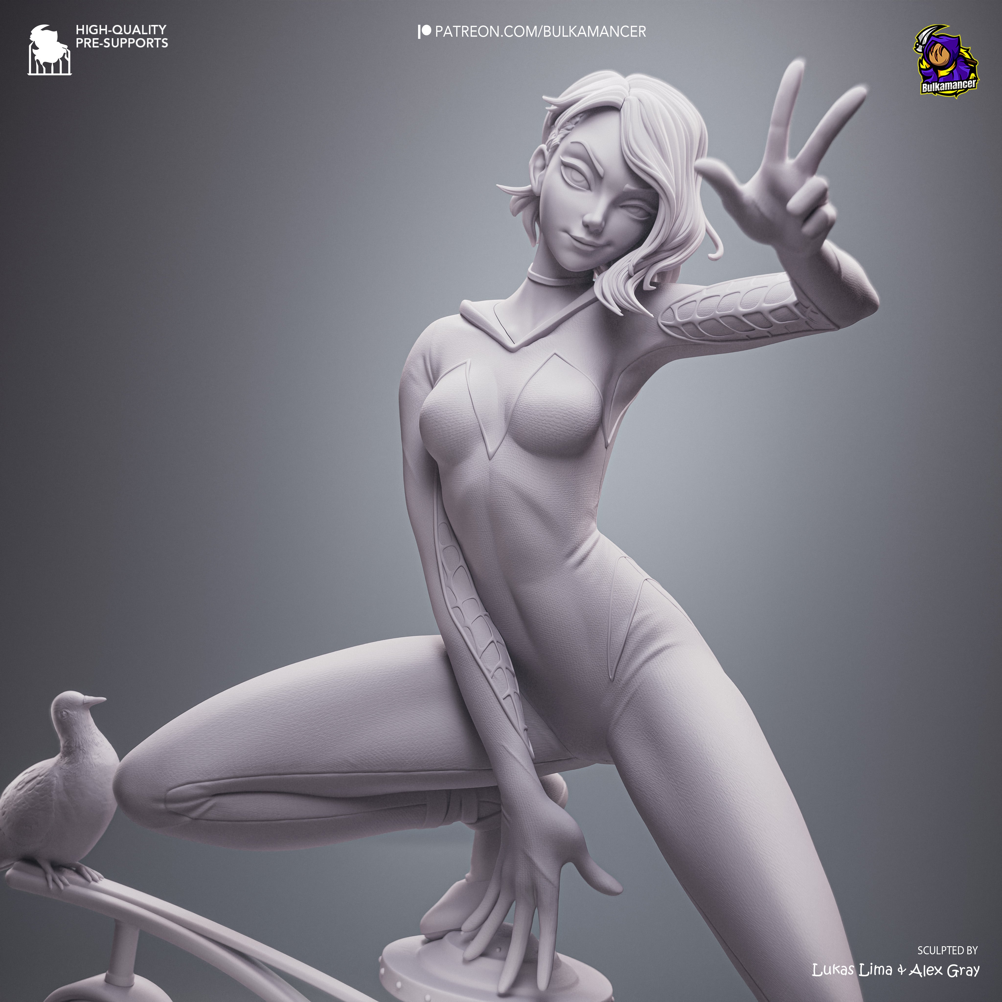 The Ghost-Spider Statue
