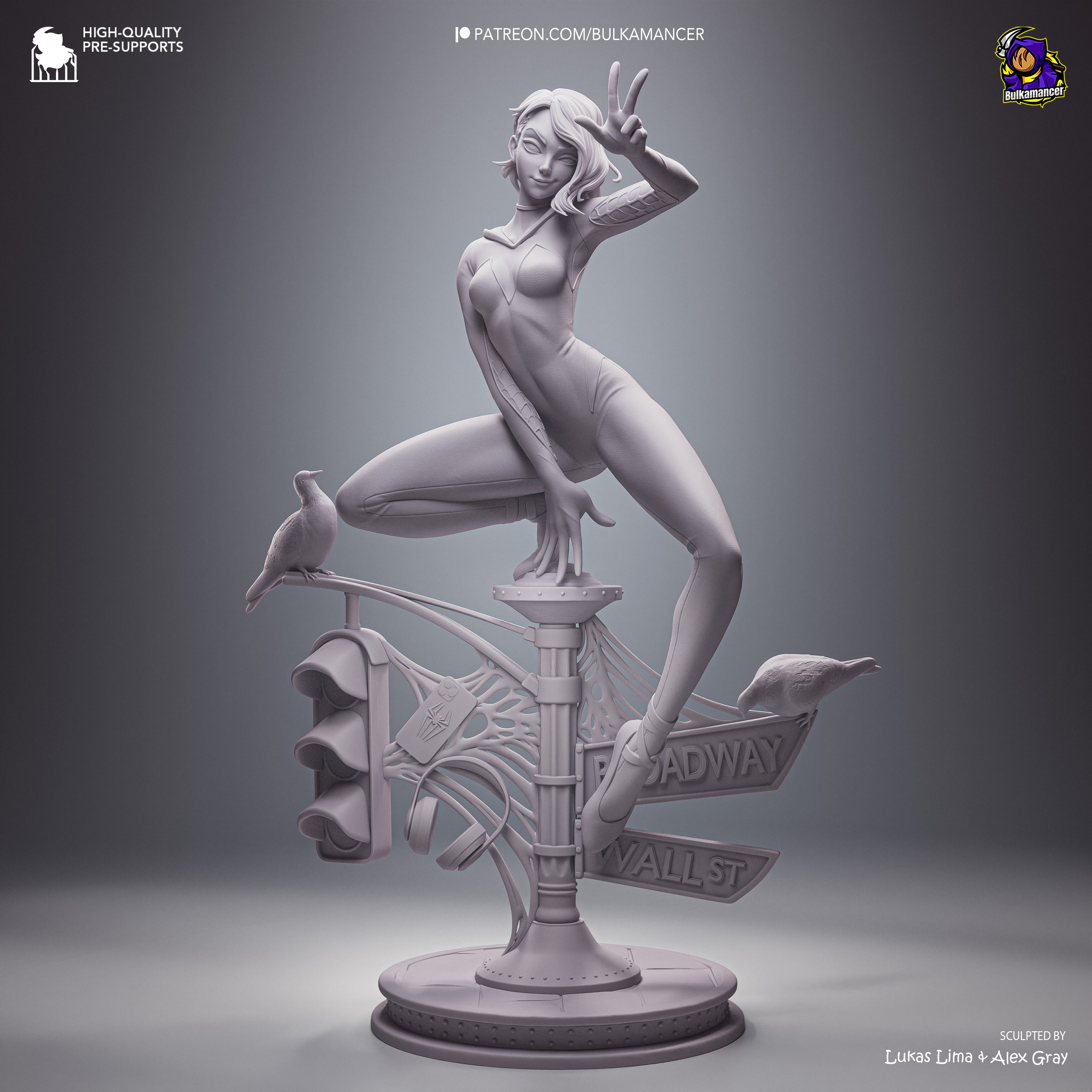 The Ghost-Spider Statue