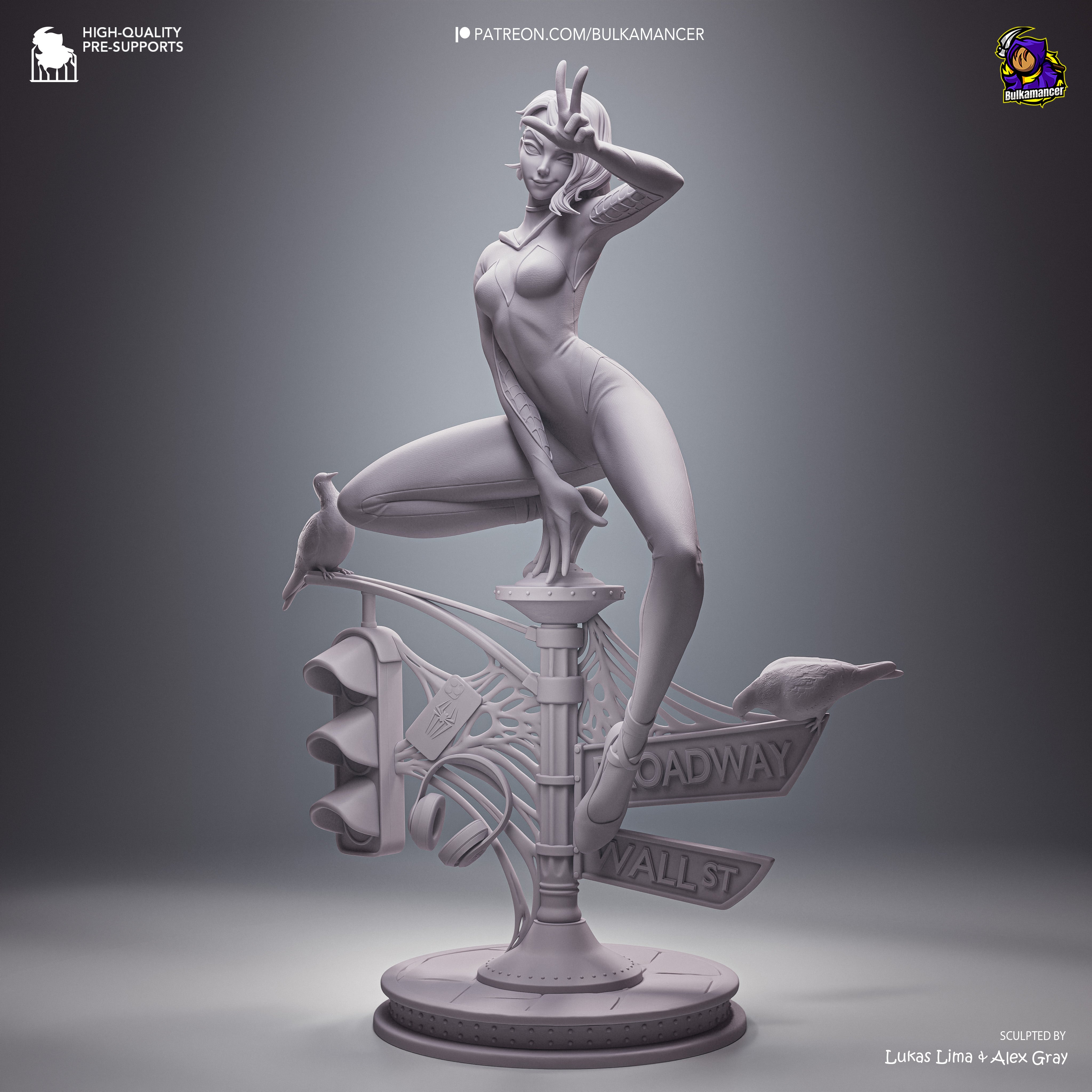 The Ghost-Spider Statue