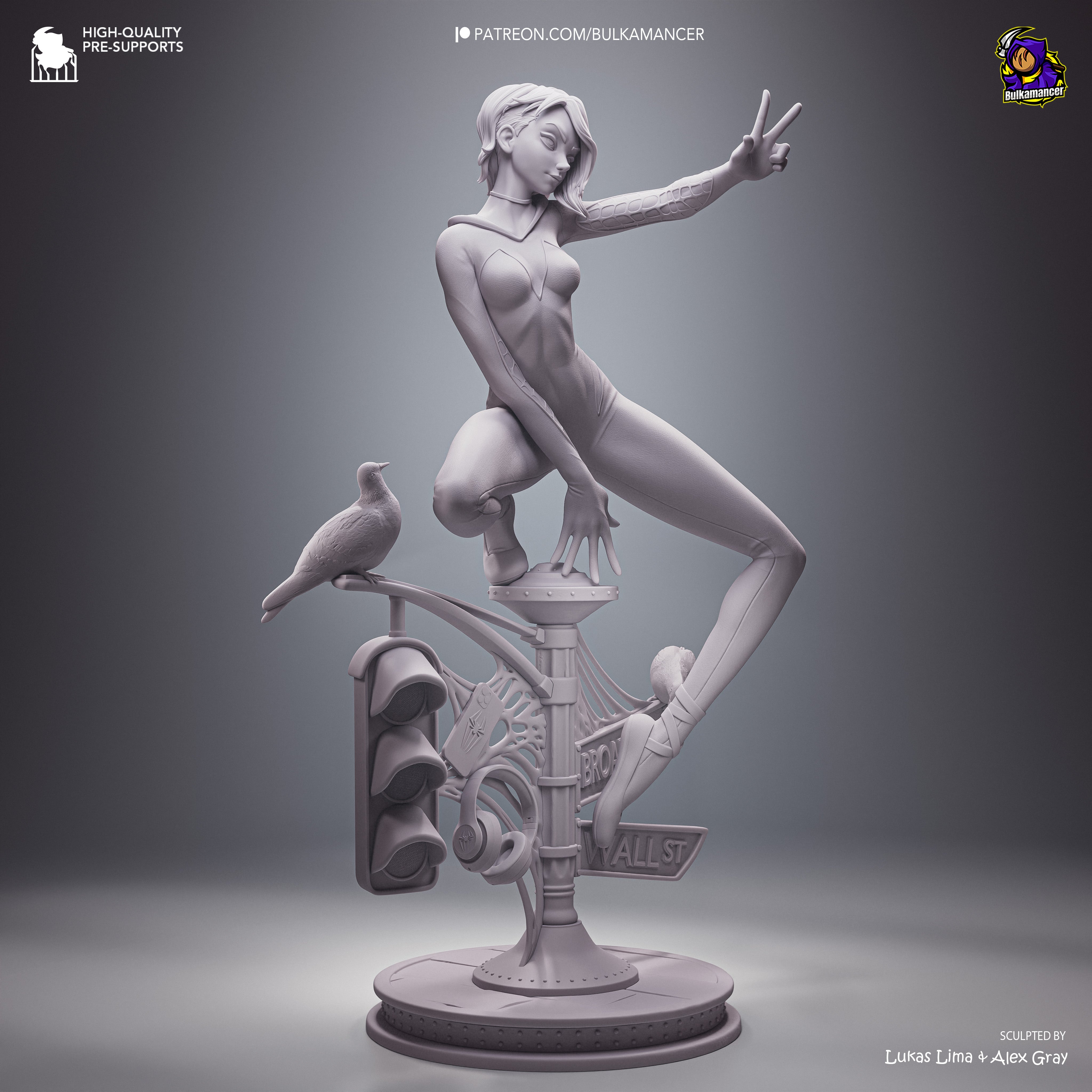 The Ghost-Spider Statue