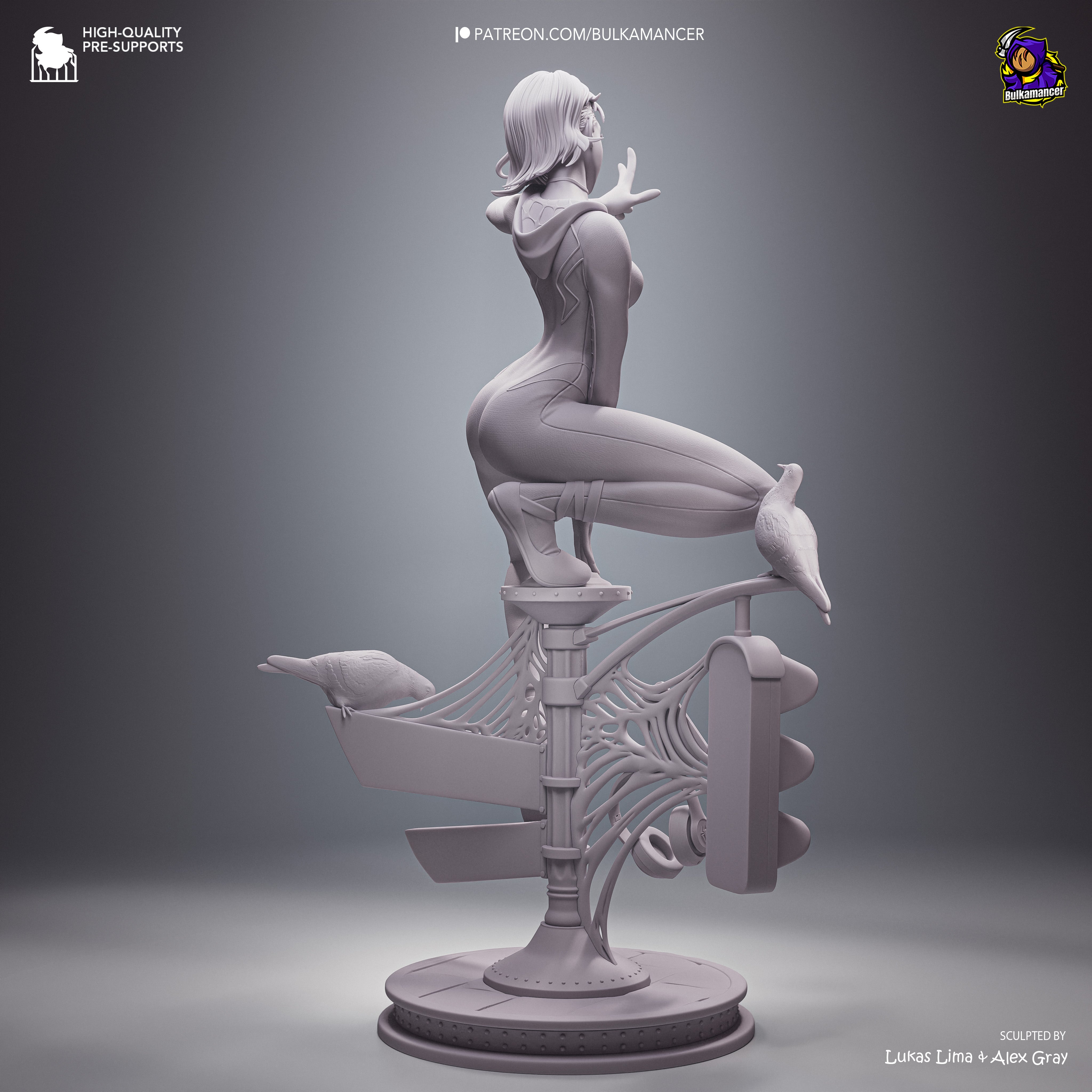 The Ghost-Spider Statue