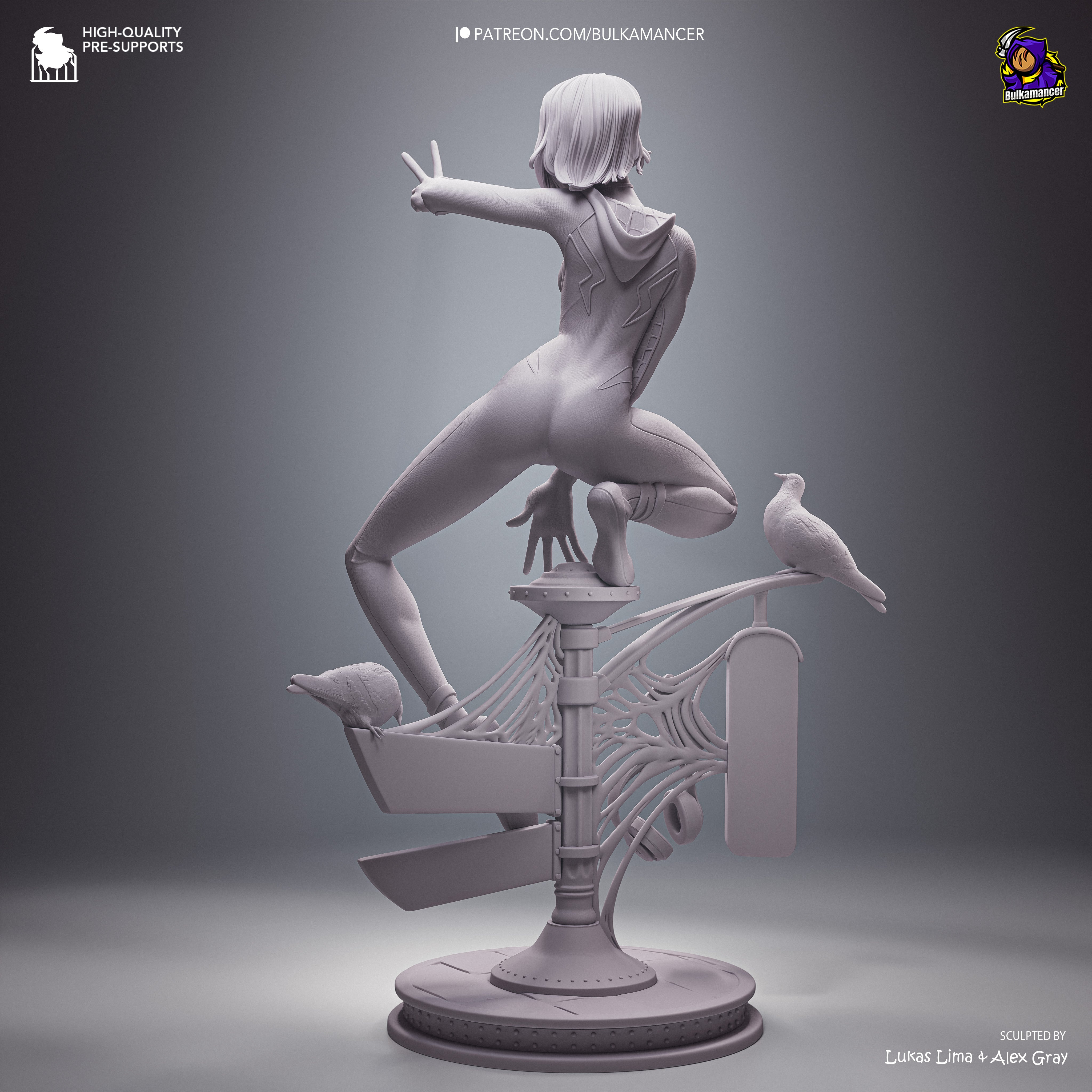 The Ghost-Spider Statue
