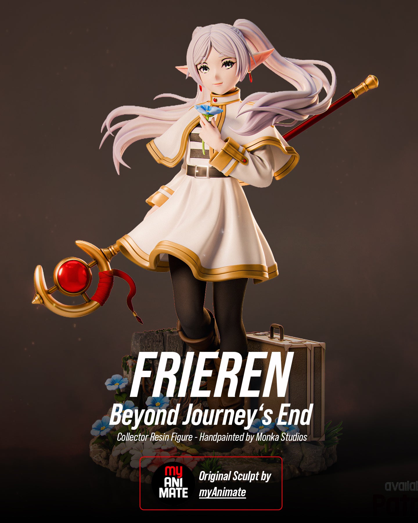 Ancient Elven Mage Statue