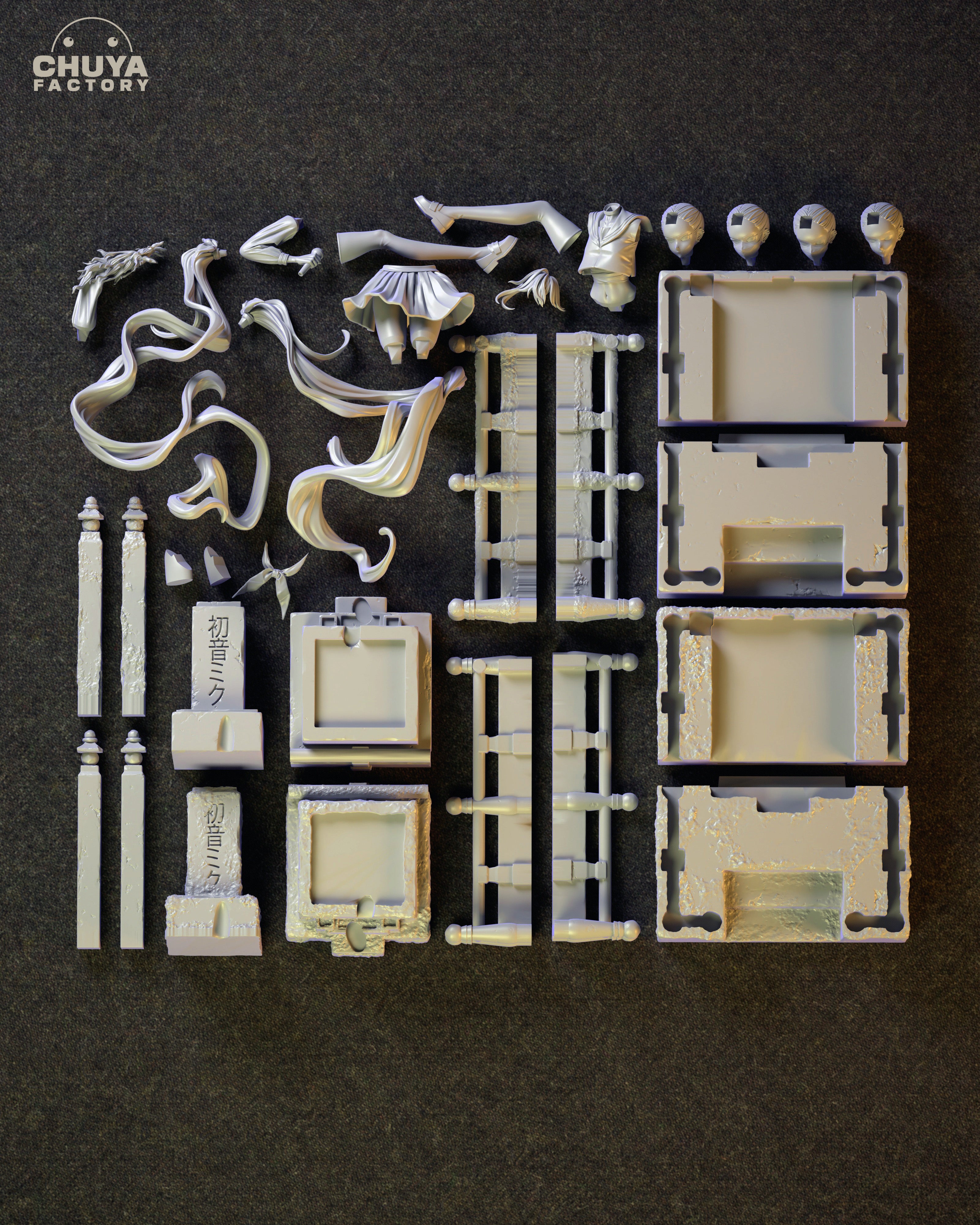 The Virtual Idol | Maximum Detailed 12K 3D printed figure