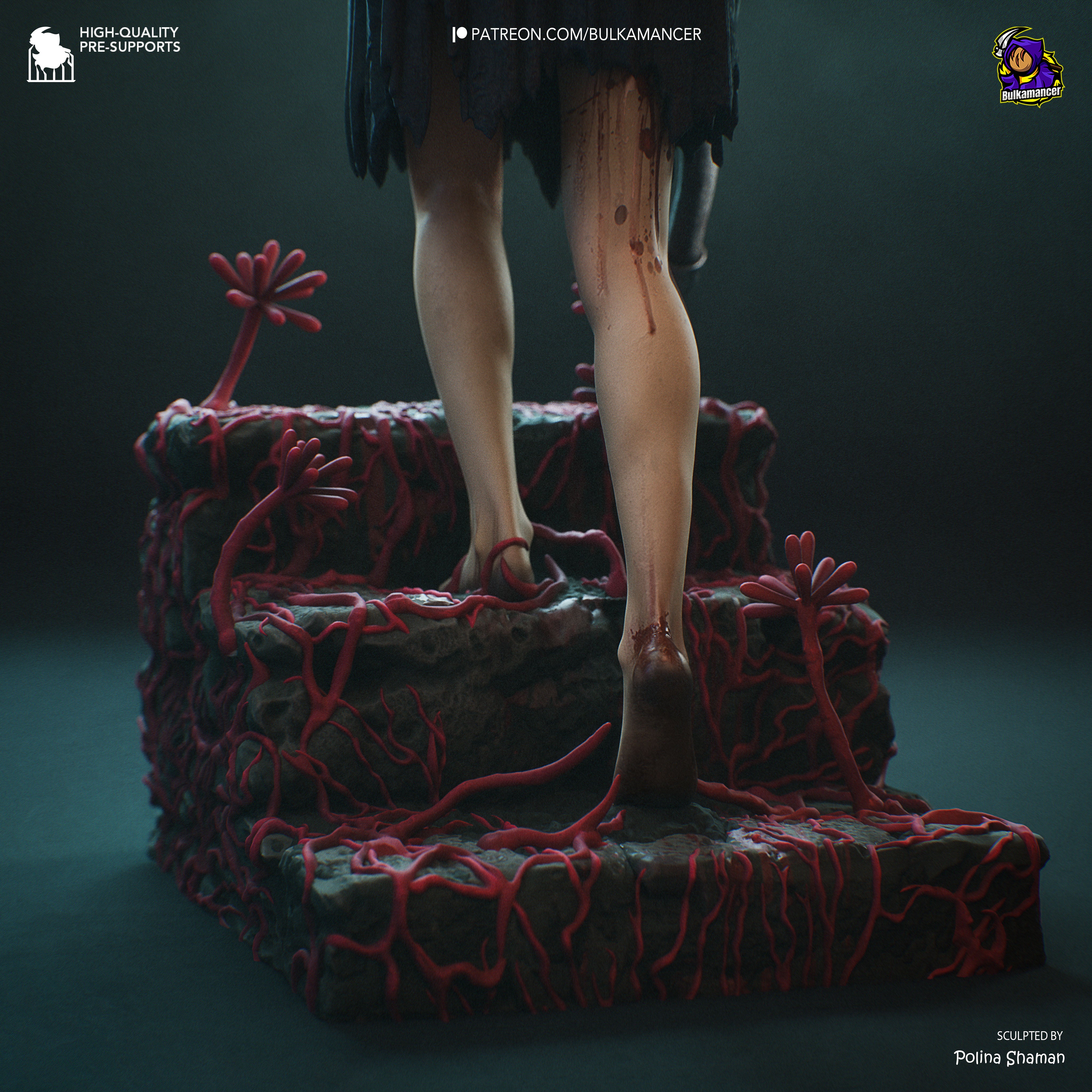 The Blooming Curse | Maximum Detailed 12K 3D printed figure