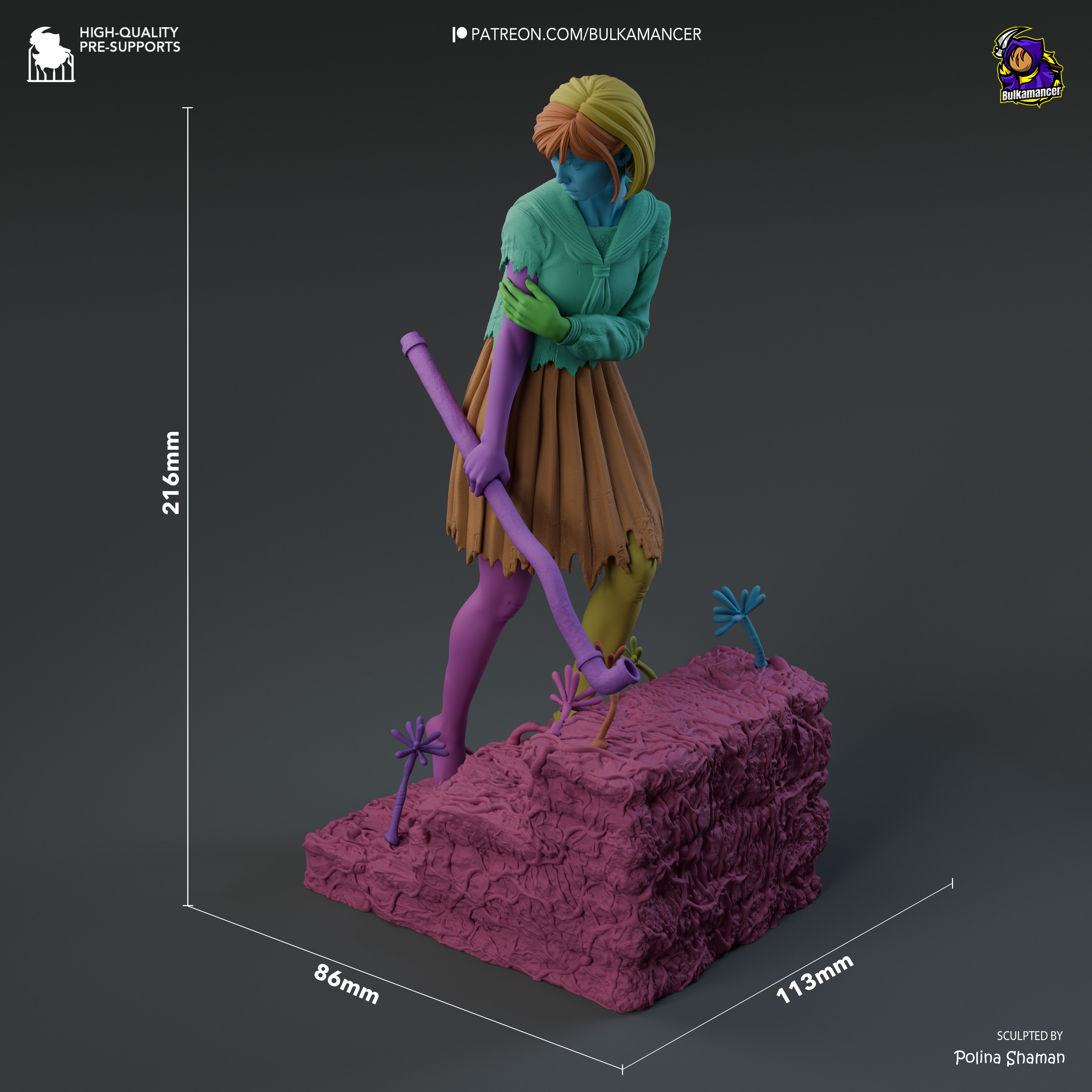 The Blooming Curse | Maximum Detailed 12K 3D printed figure