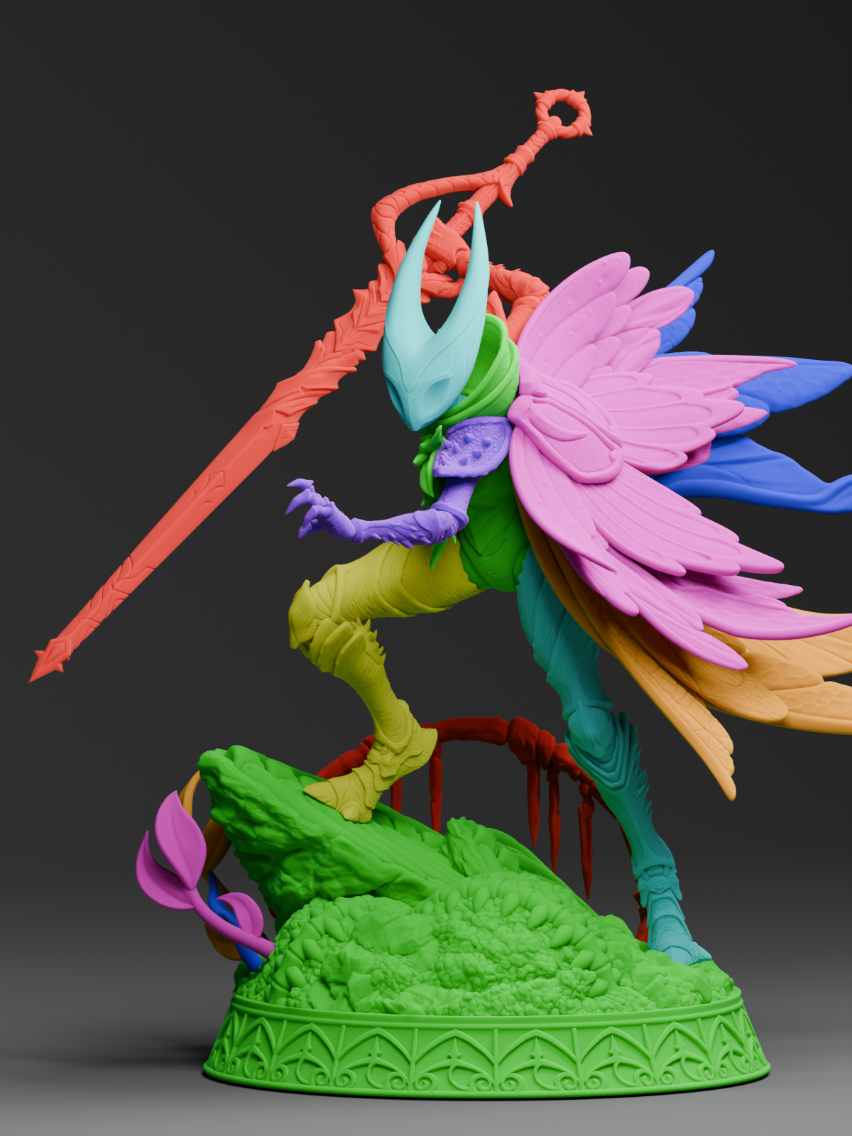 The Thread Sentinel | Maximum Detailed 12K 3D printed figure