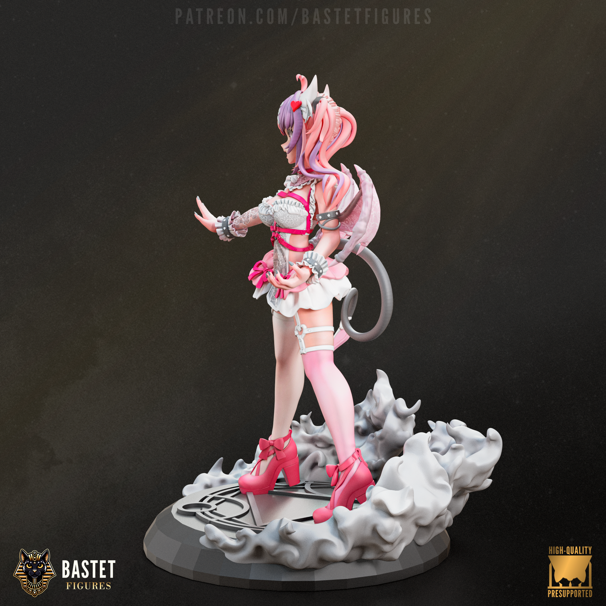 The Chaos Queen | Maximum Detailed 12K 3D printed figure