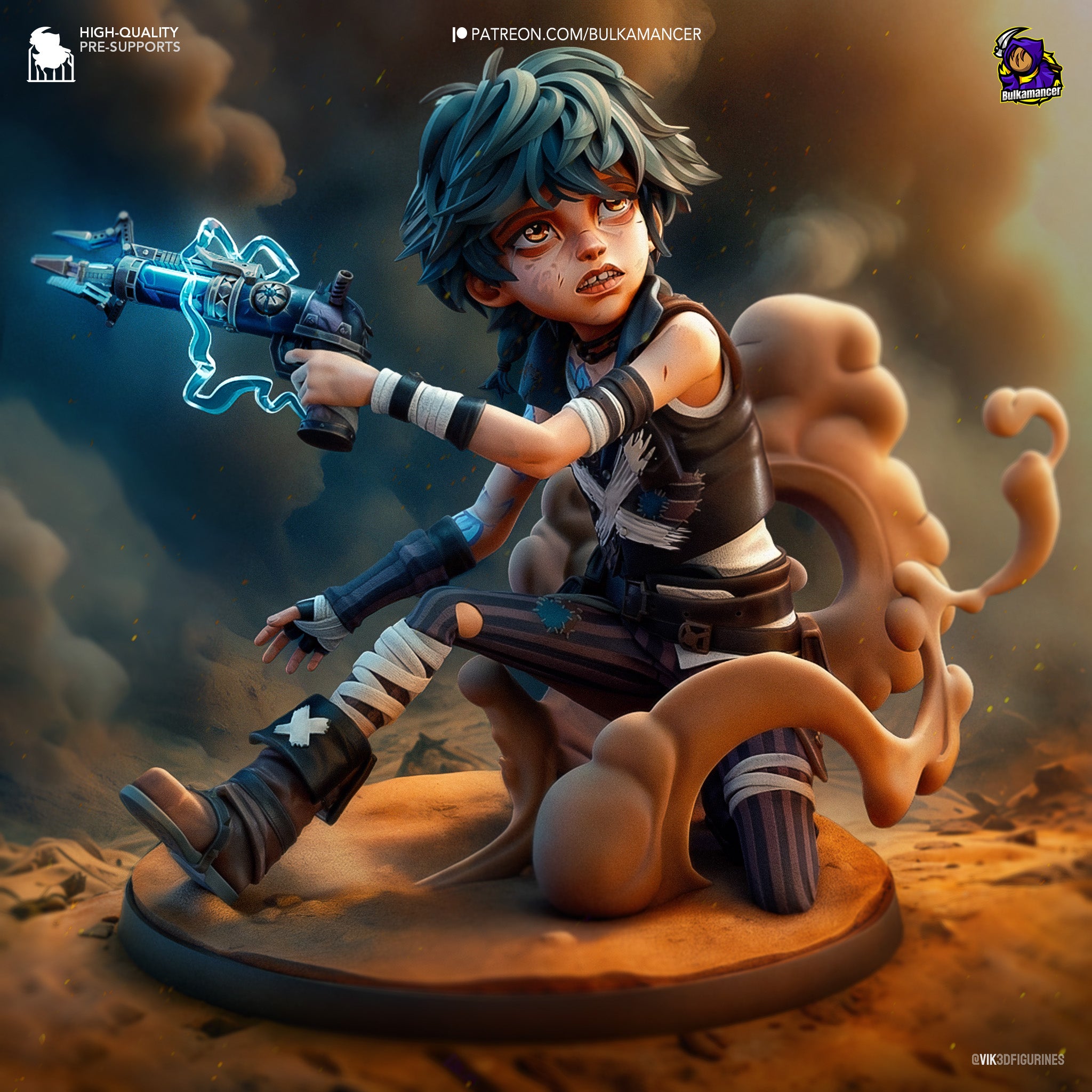 The Loyal Sidekick | Maximum Detailed 12K 3D printed figure