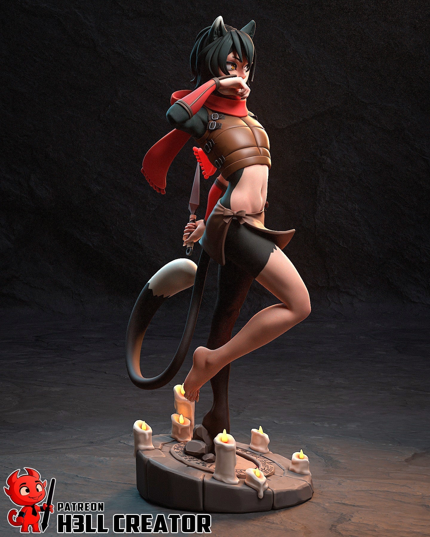 The Feral Blade Statue