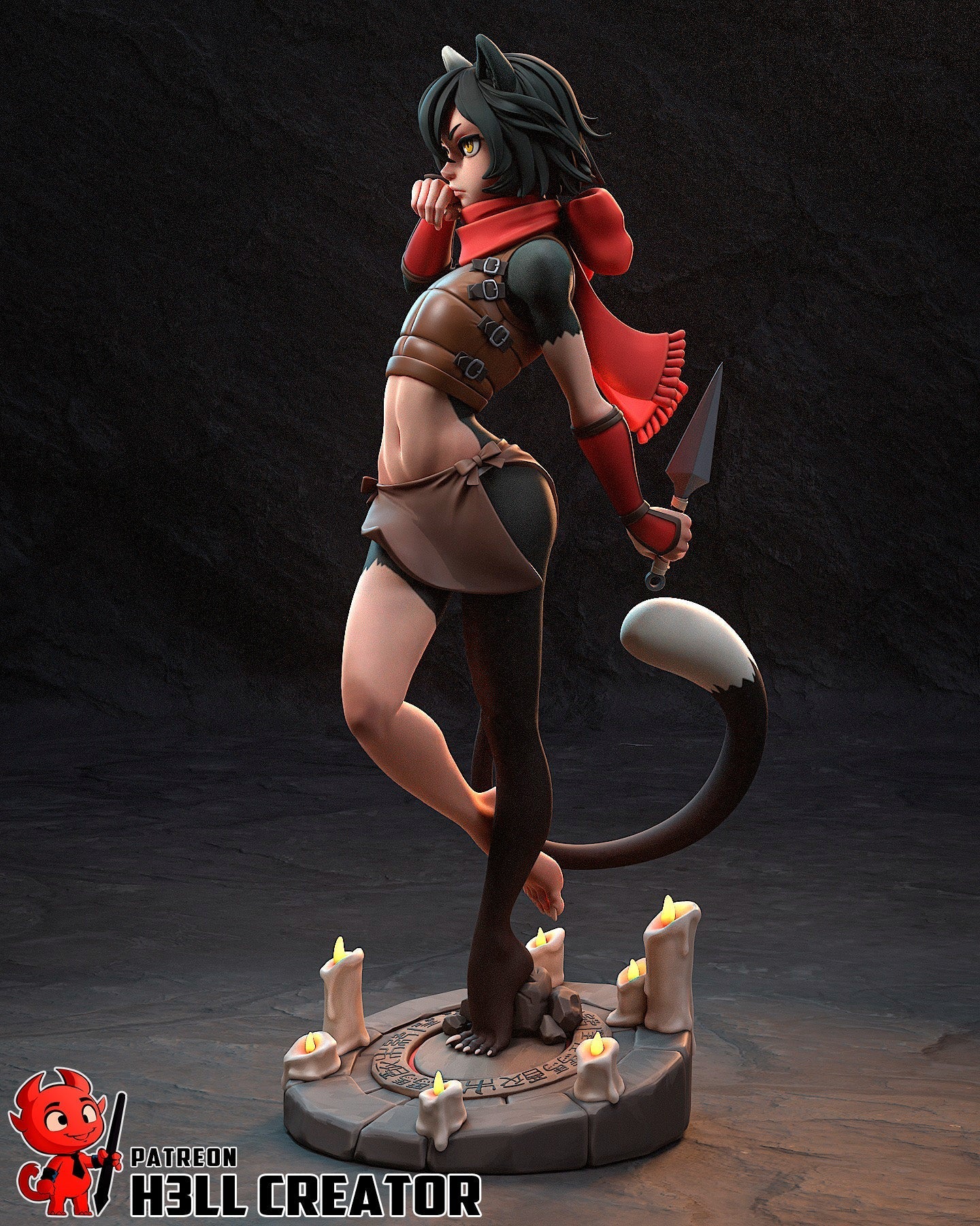 The Feral Blade Statue