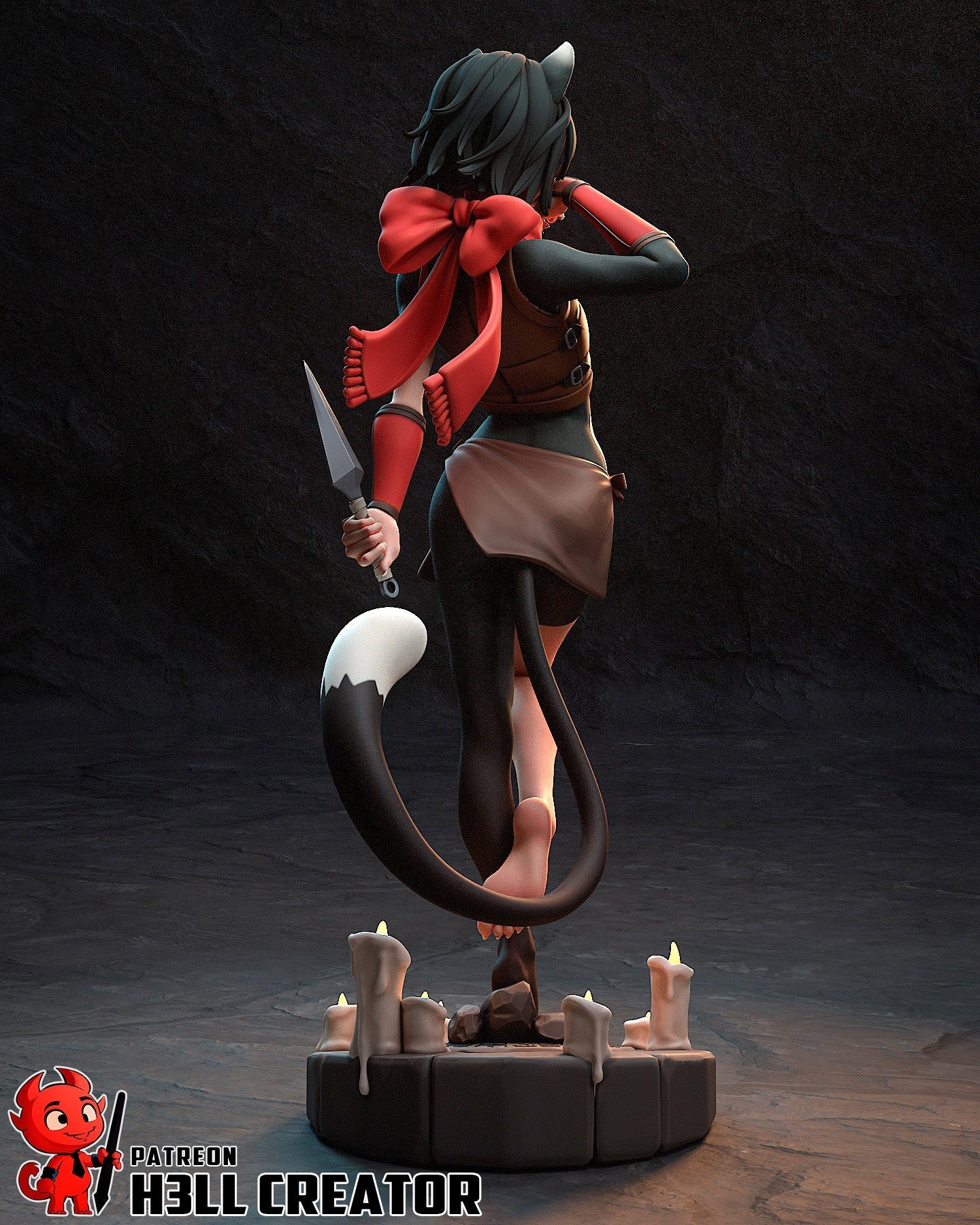The Feral Blade Statue