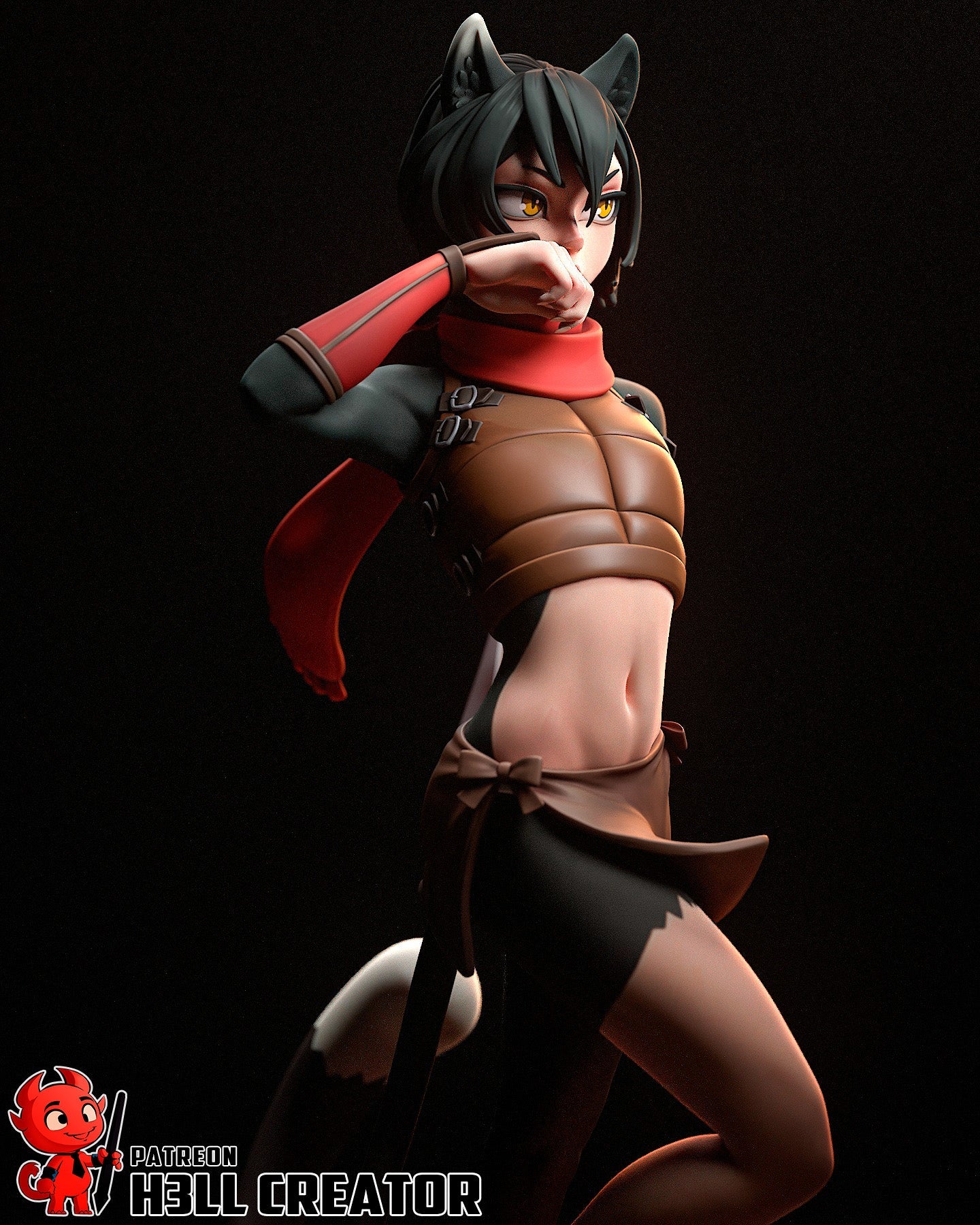 The Feral Blade Statue
