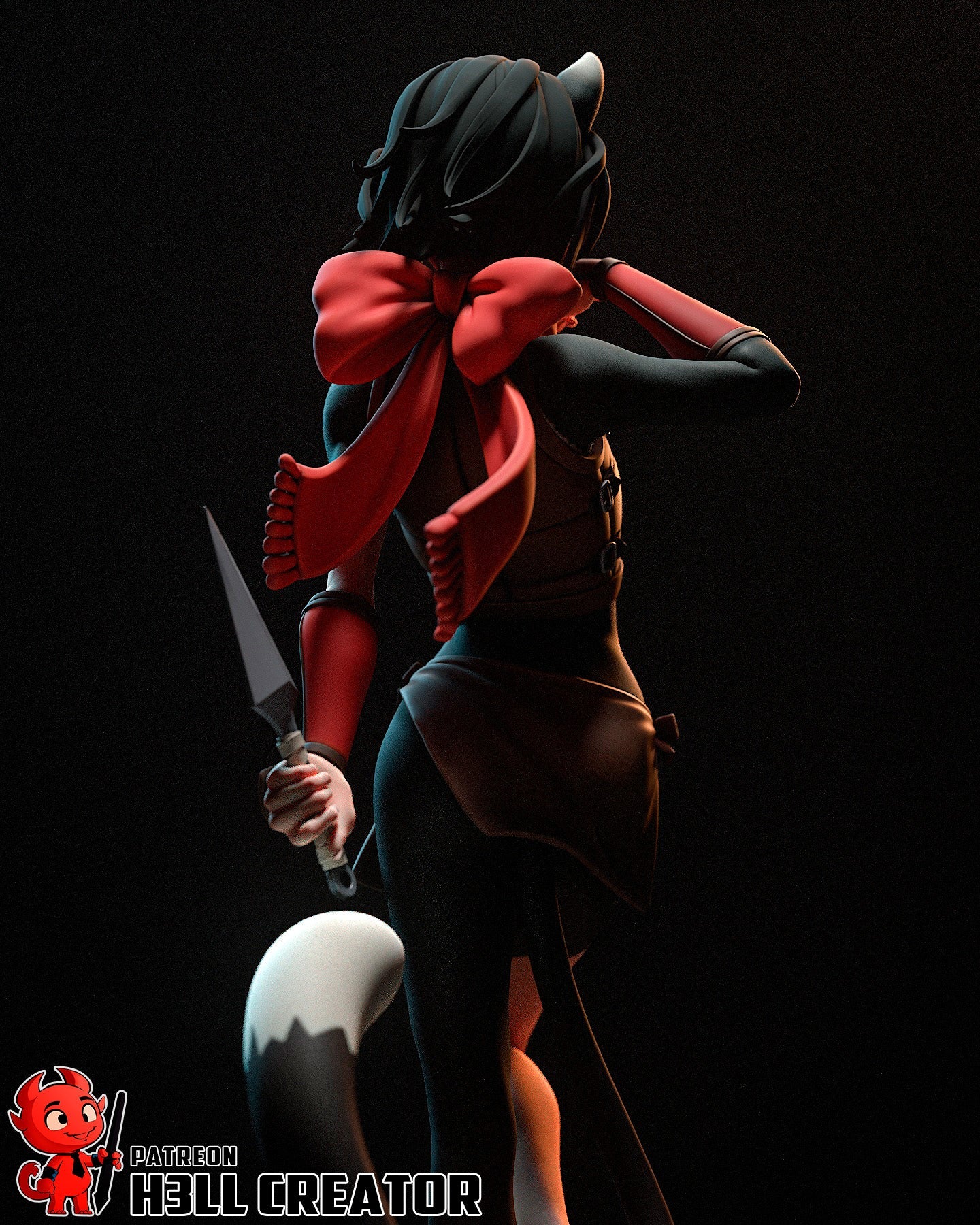 The Feral Blade Statue