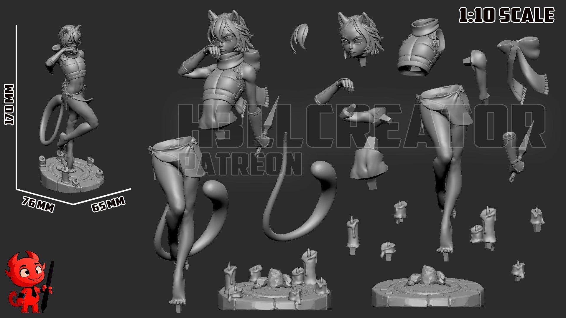 The Feral Blade Statue