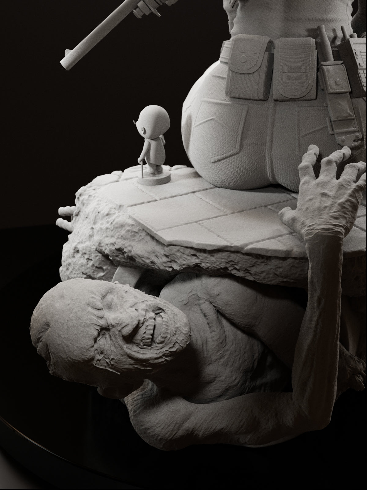 The Relentless Operative | Maximum Detailed 12K 3D printed figure