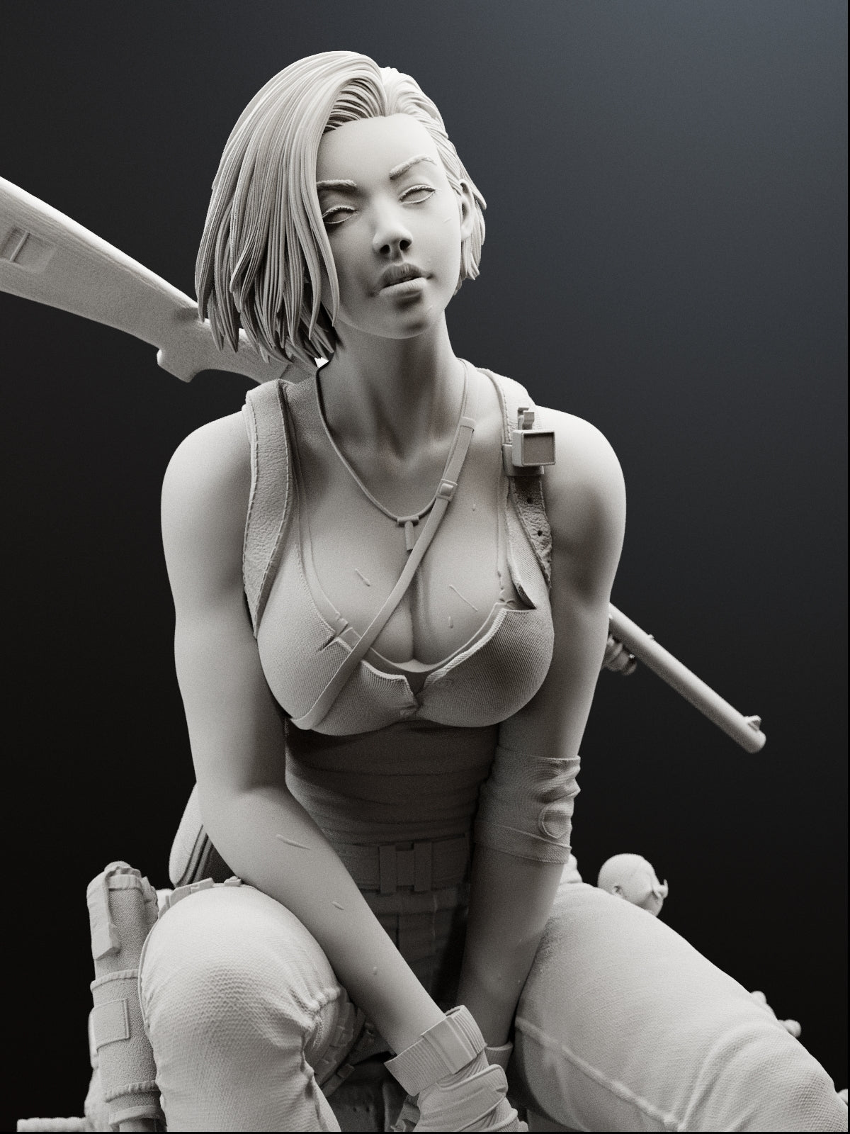 The Relentless Operative | Maximum Detailed 12K 3D printed figure