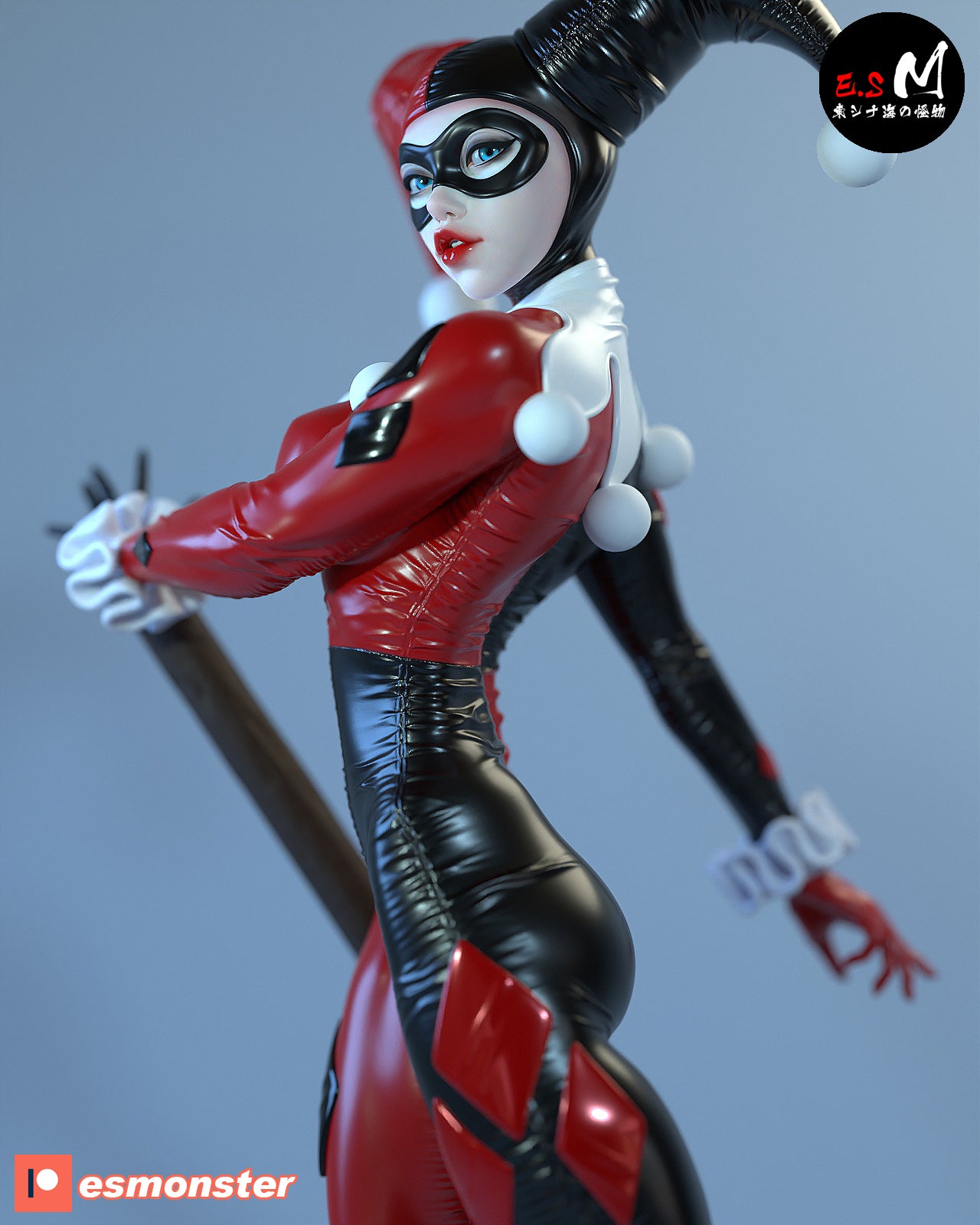 The Clown Princess | Maximum Detailed 12K 3D printed figure