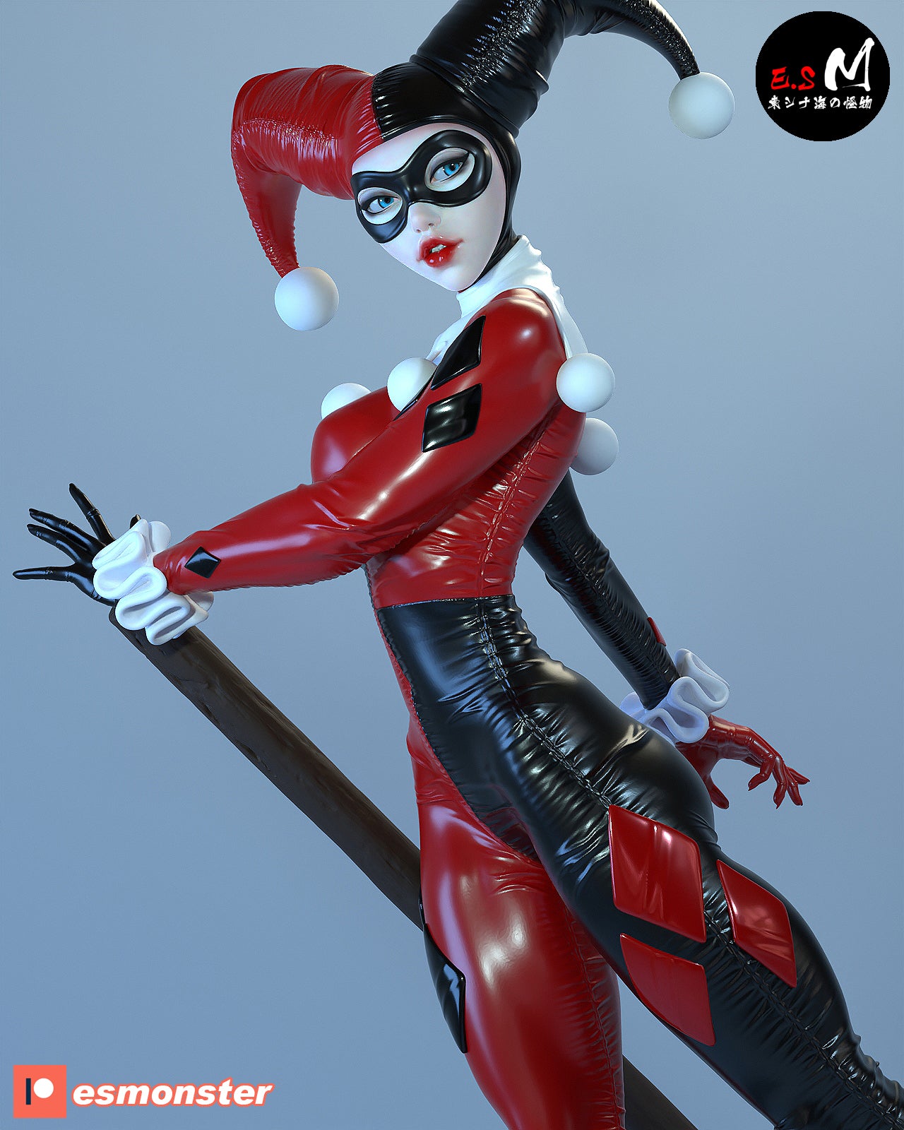 The Clown Princess | Maximum Detailed 12K 3D printed figure