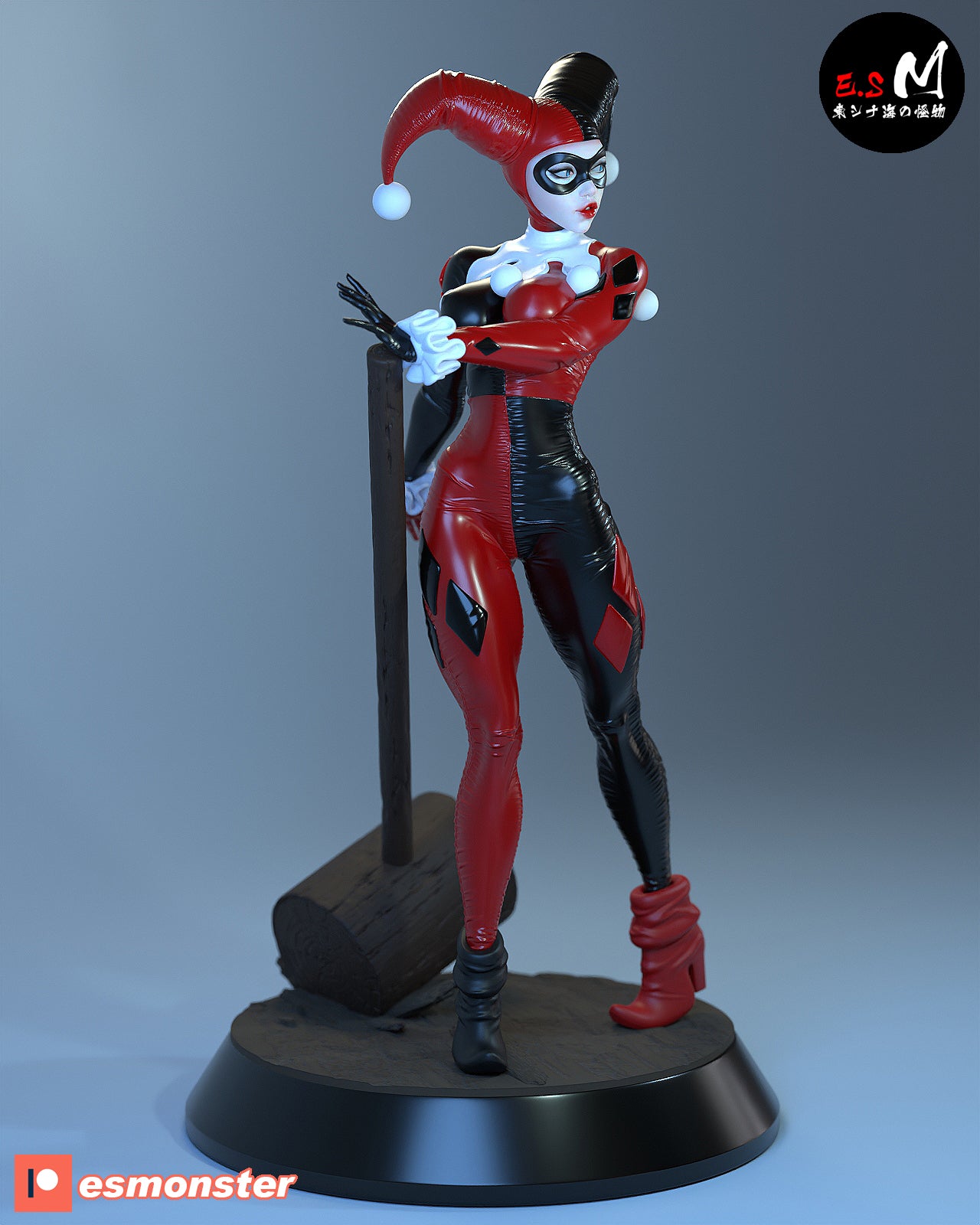 The Clown Princess | Maximum Detailed 12K 3D printed figure