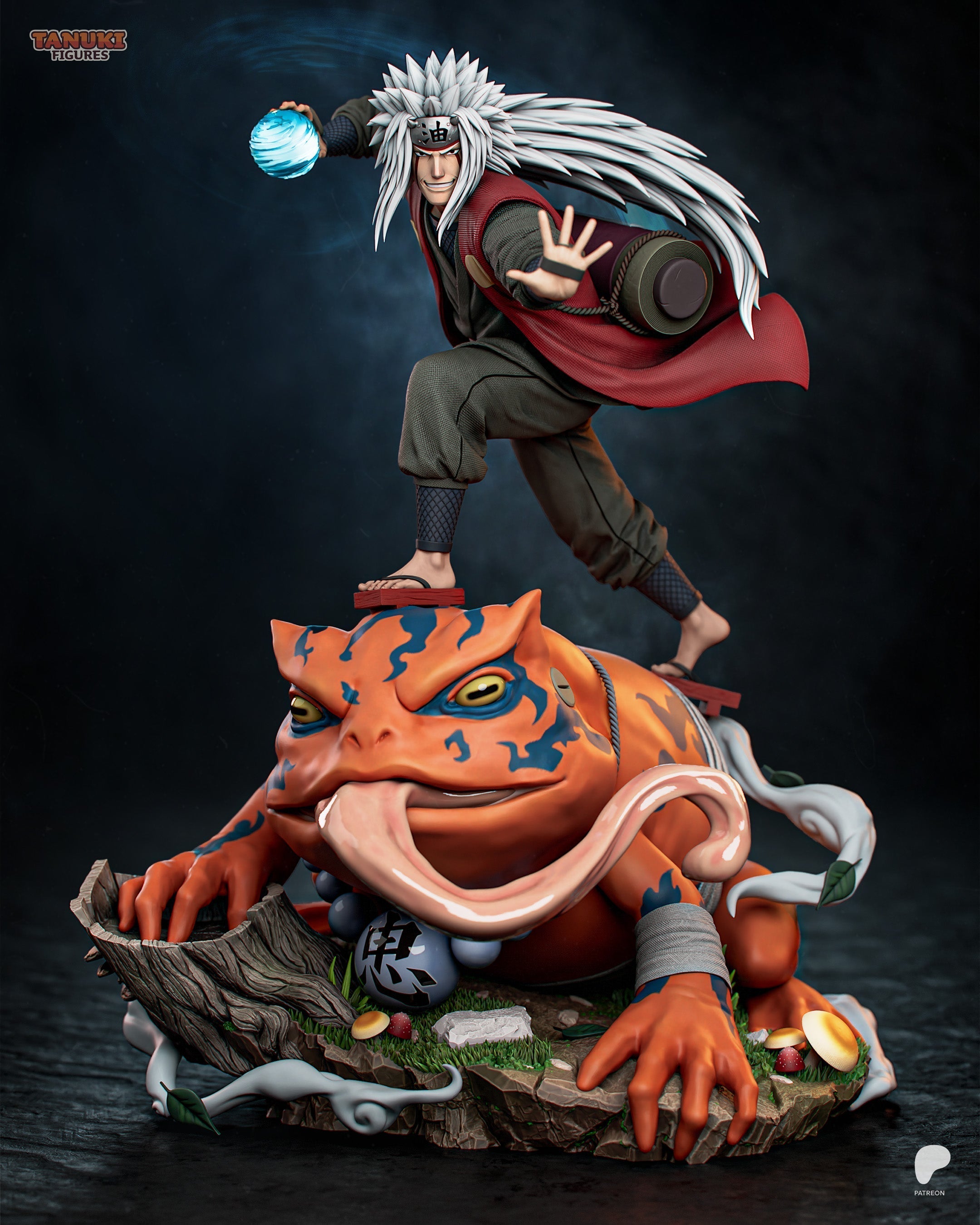 The Toad Sage Statue