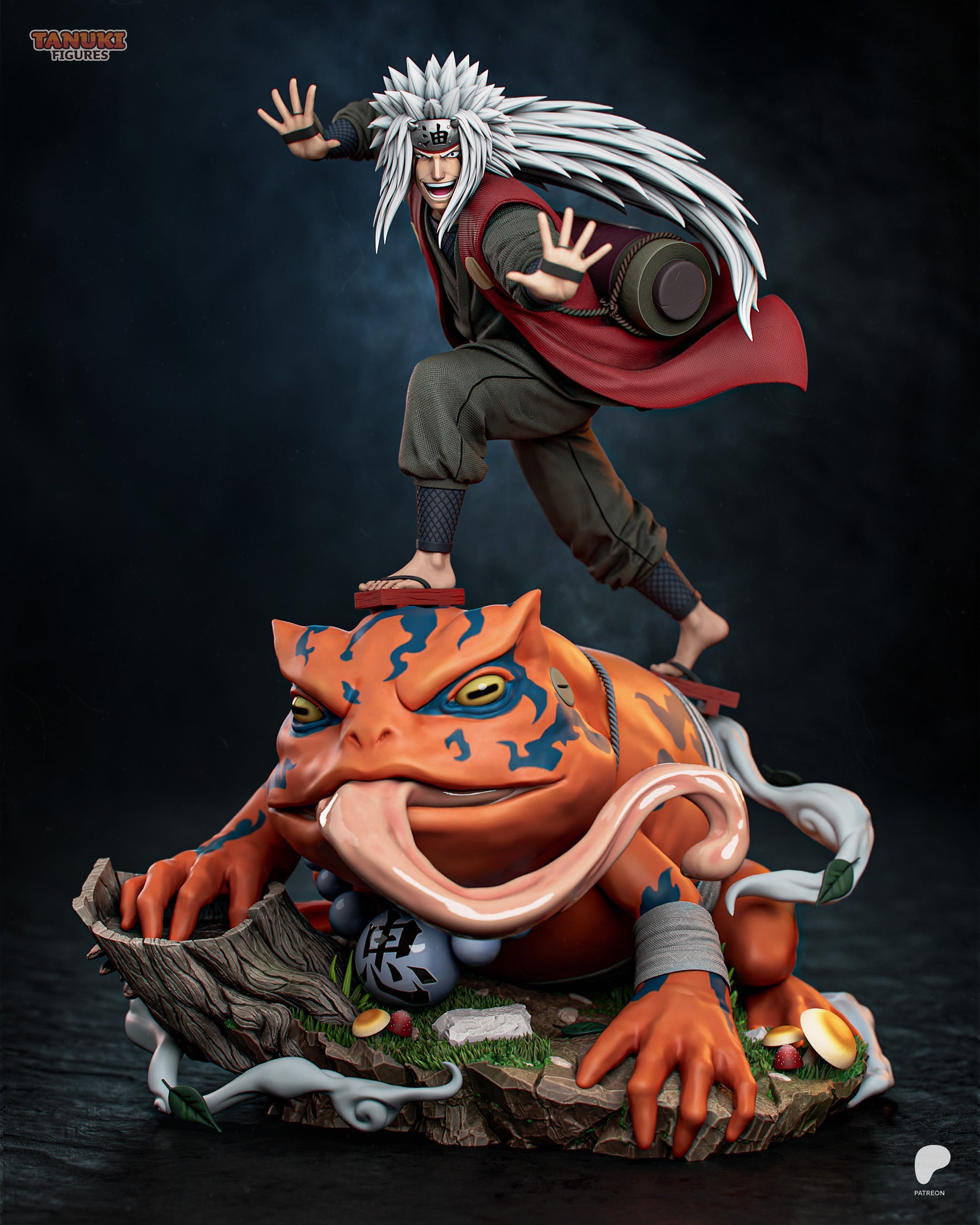 The Toad Sage Statue