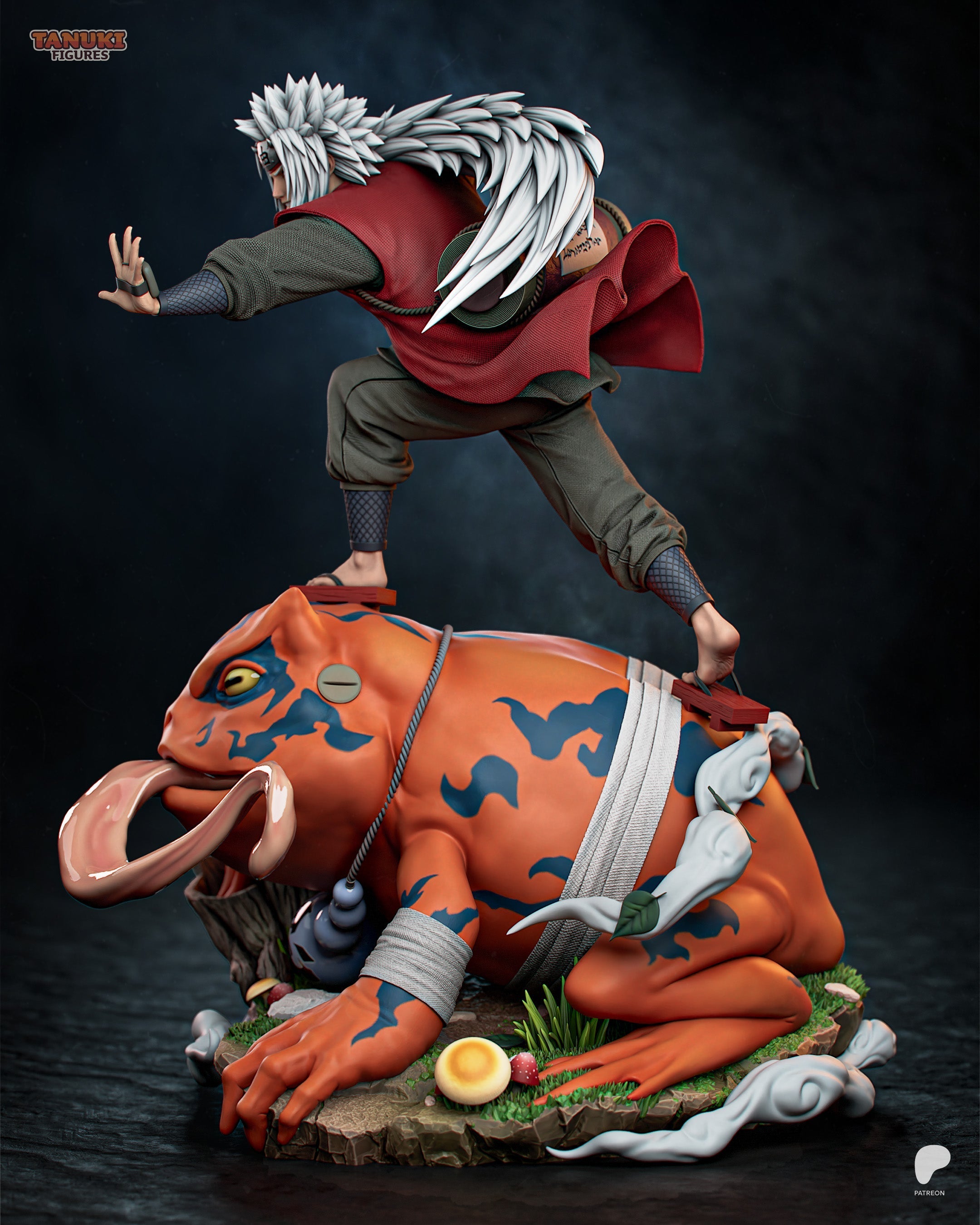 The Toad Sage Statue