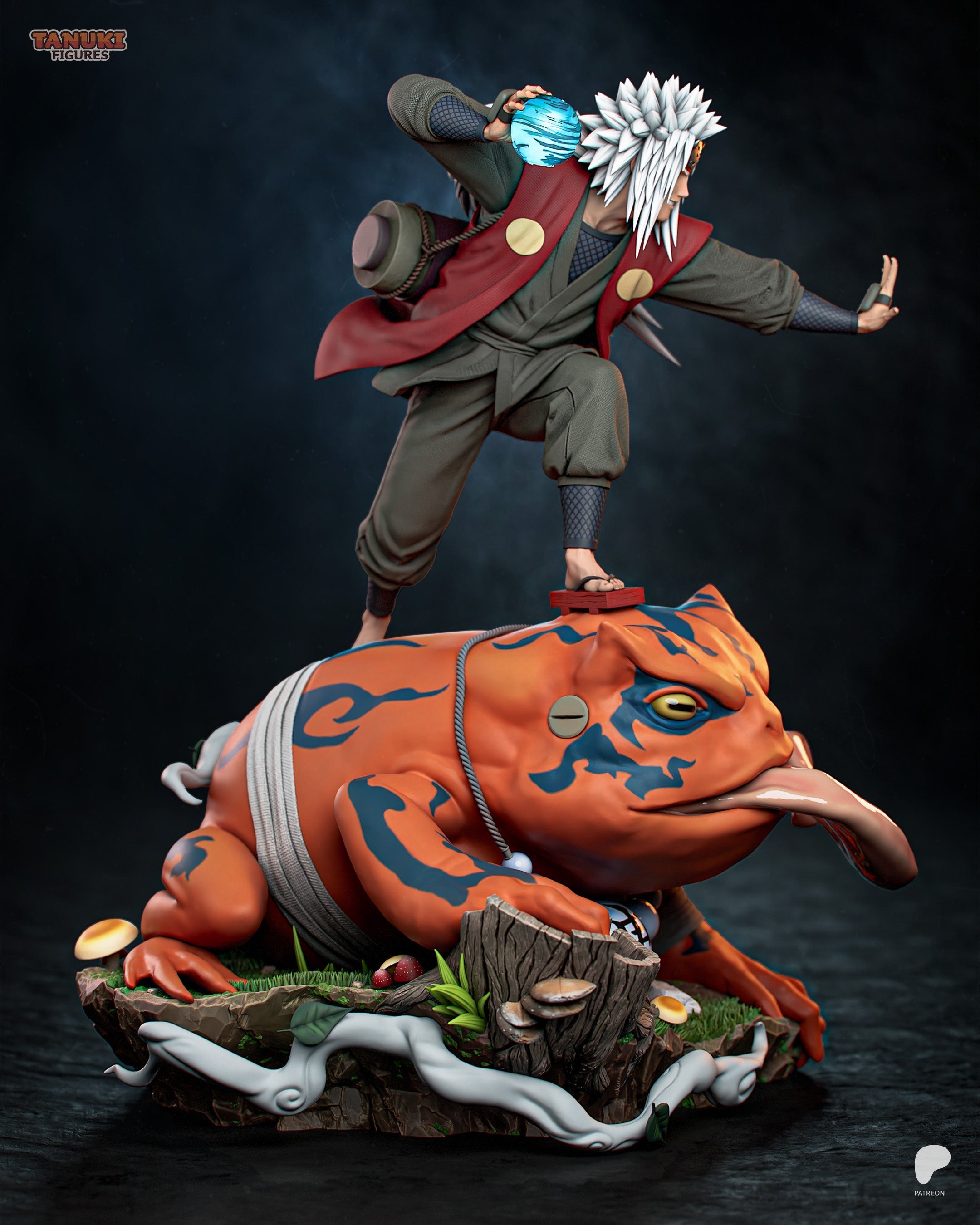 The Toad Sage Statue