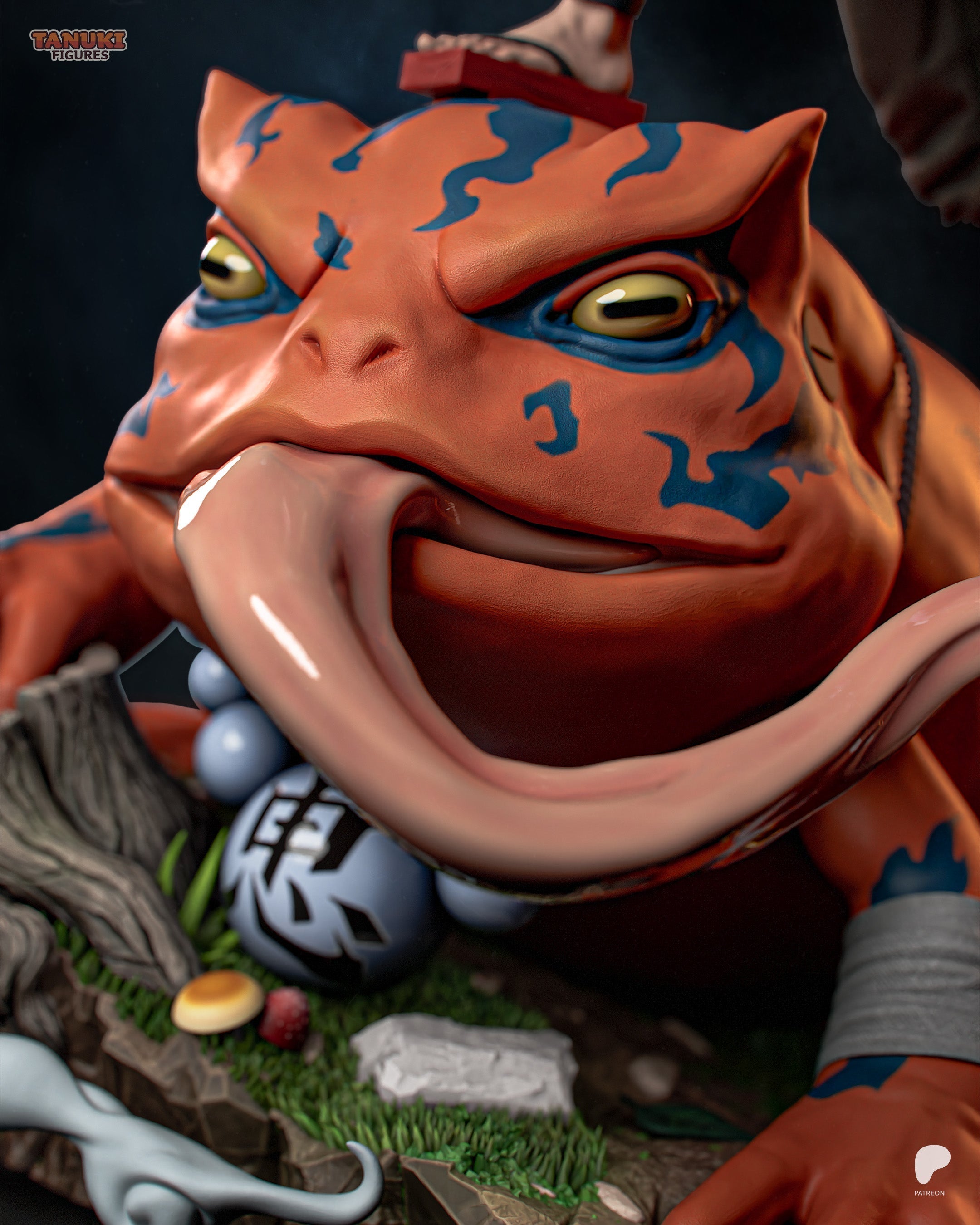 The Toad Sage Statue