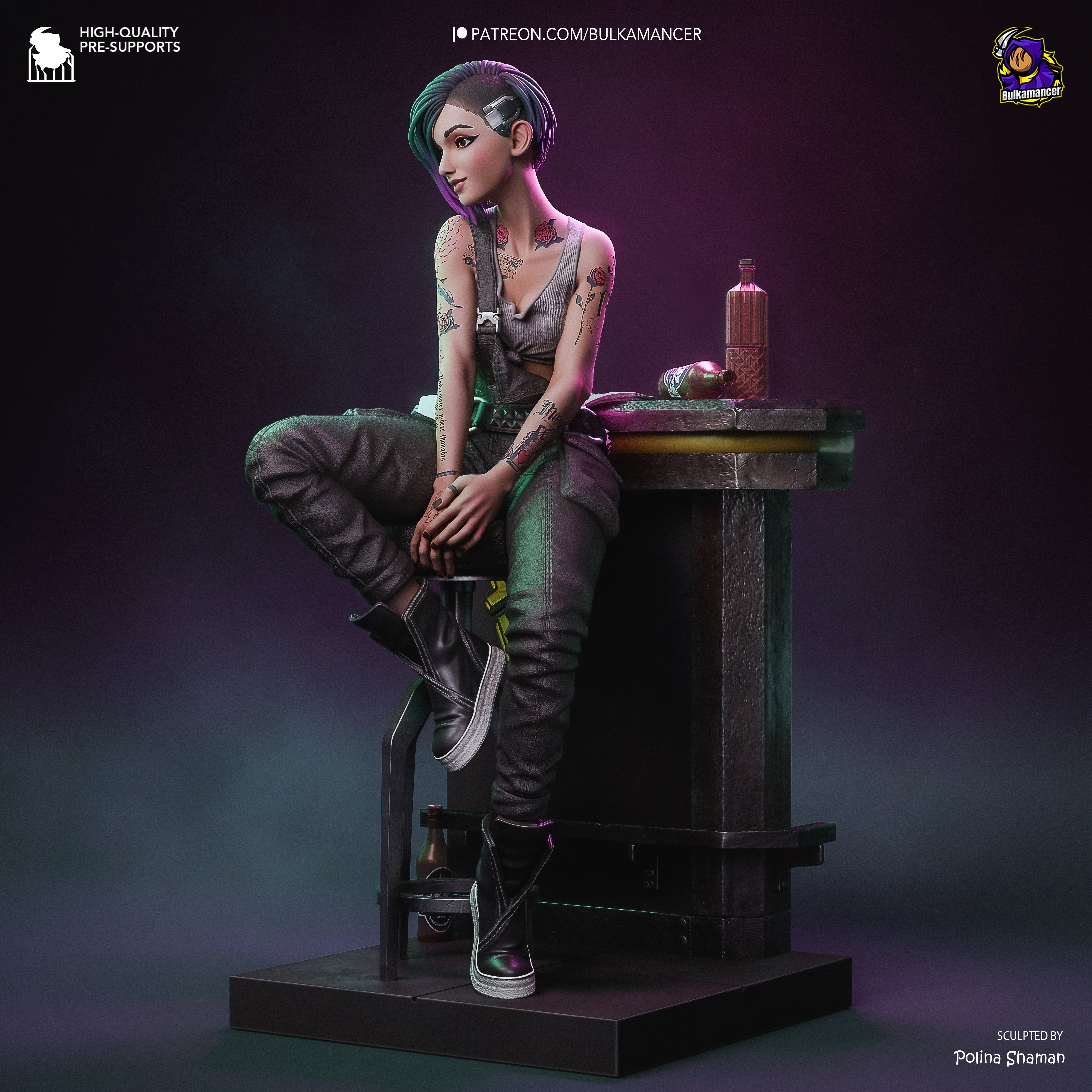 The Mox Mechanist Statue