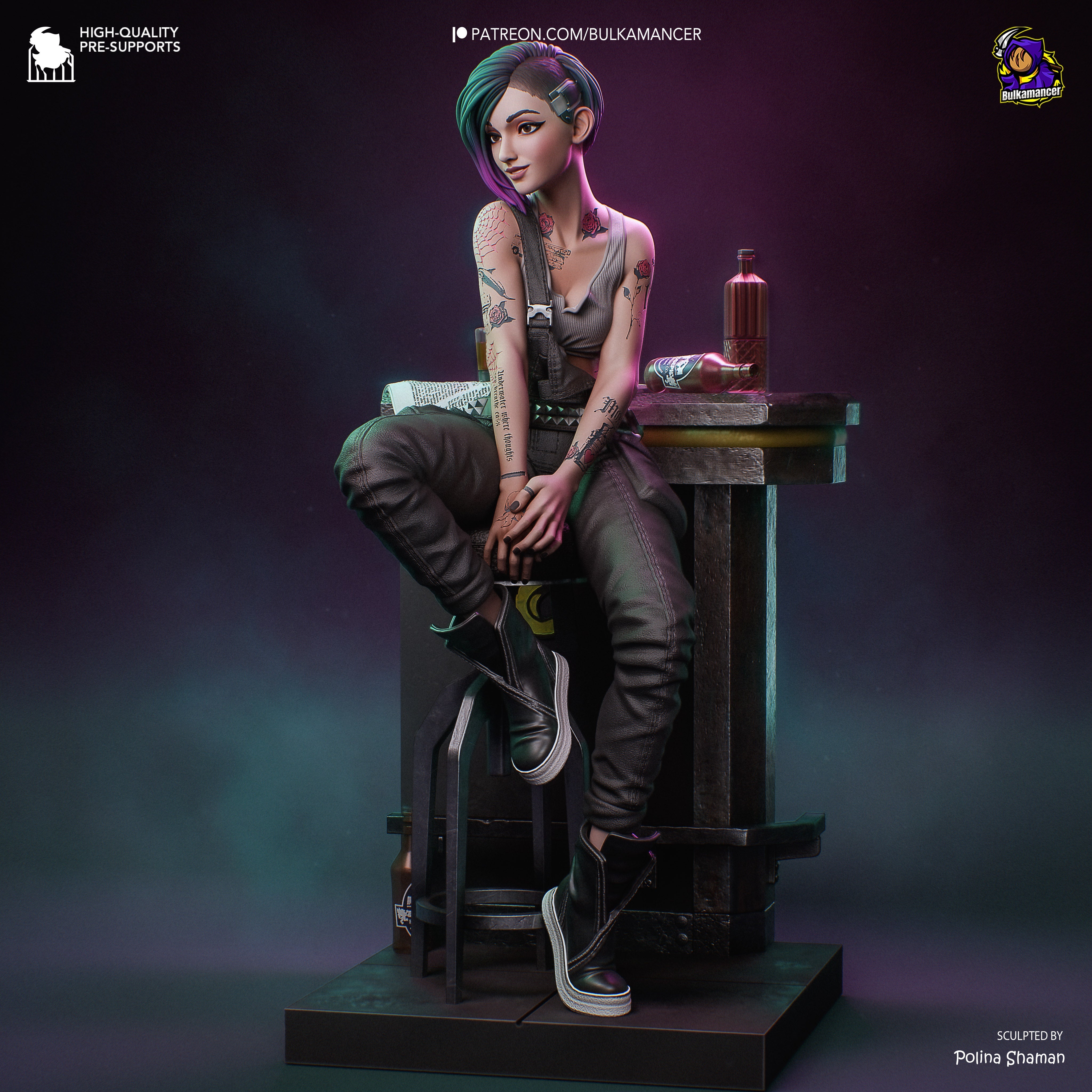 The Mox Mechanist Statue