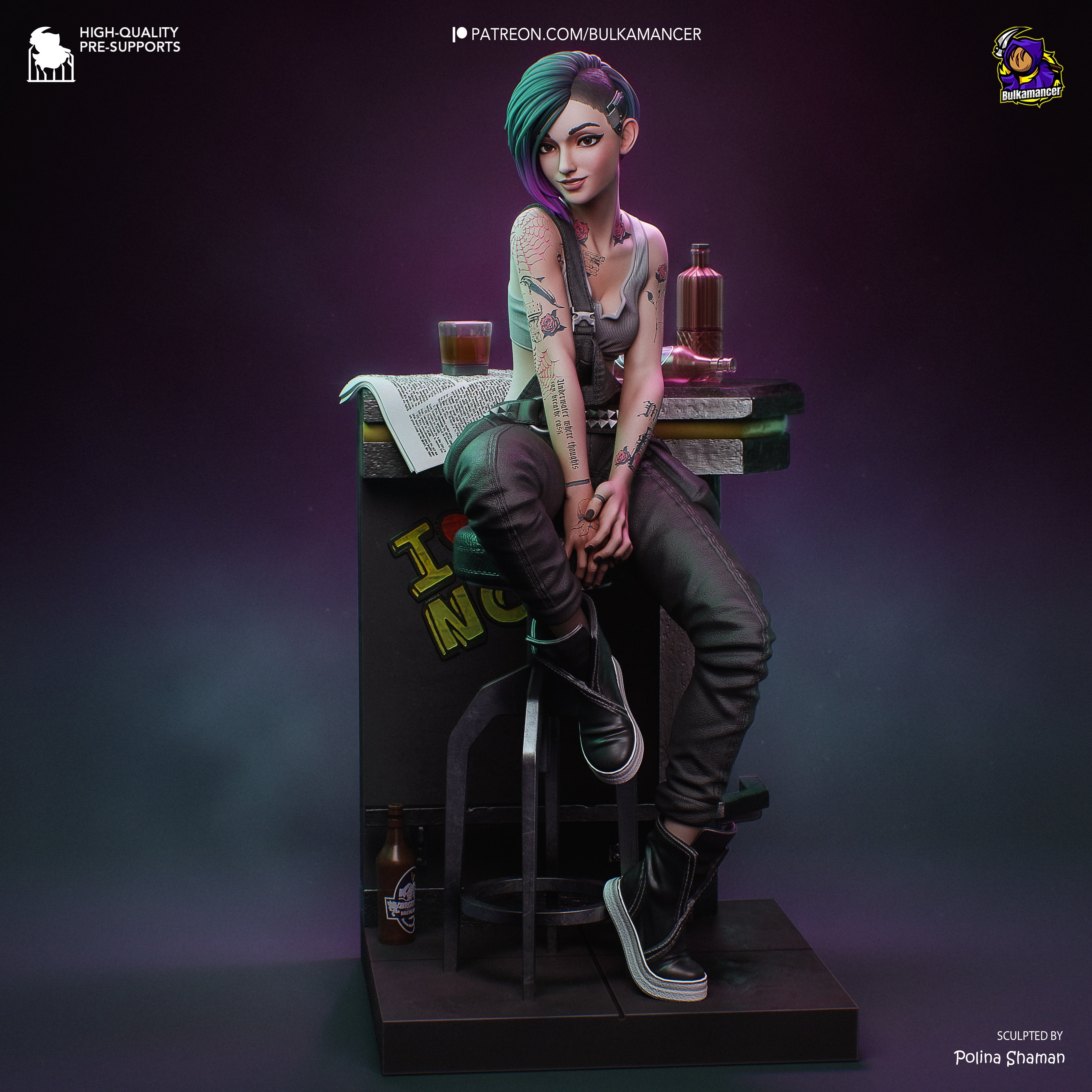 The Mox Mechanist Statue