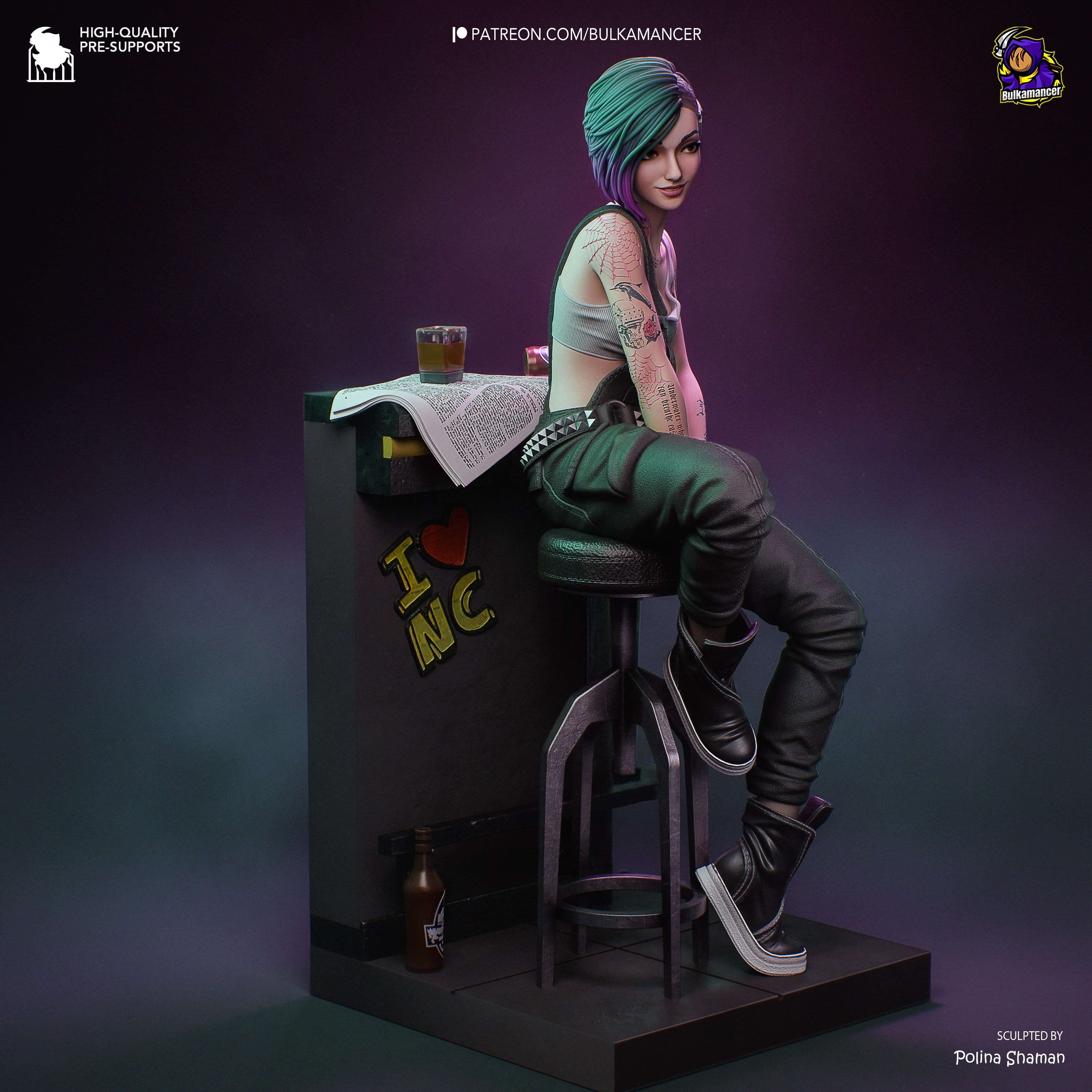 The Mox Mechanist Statue