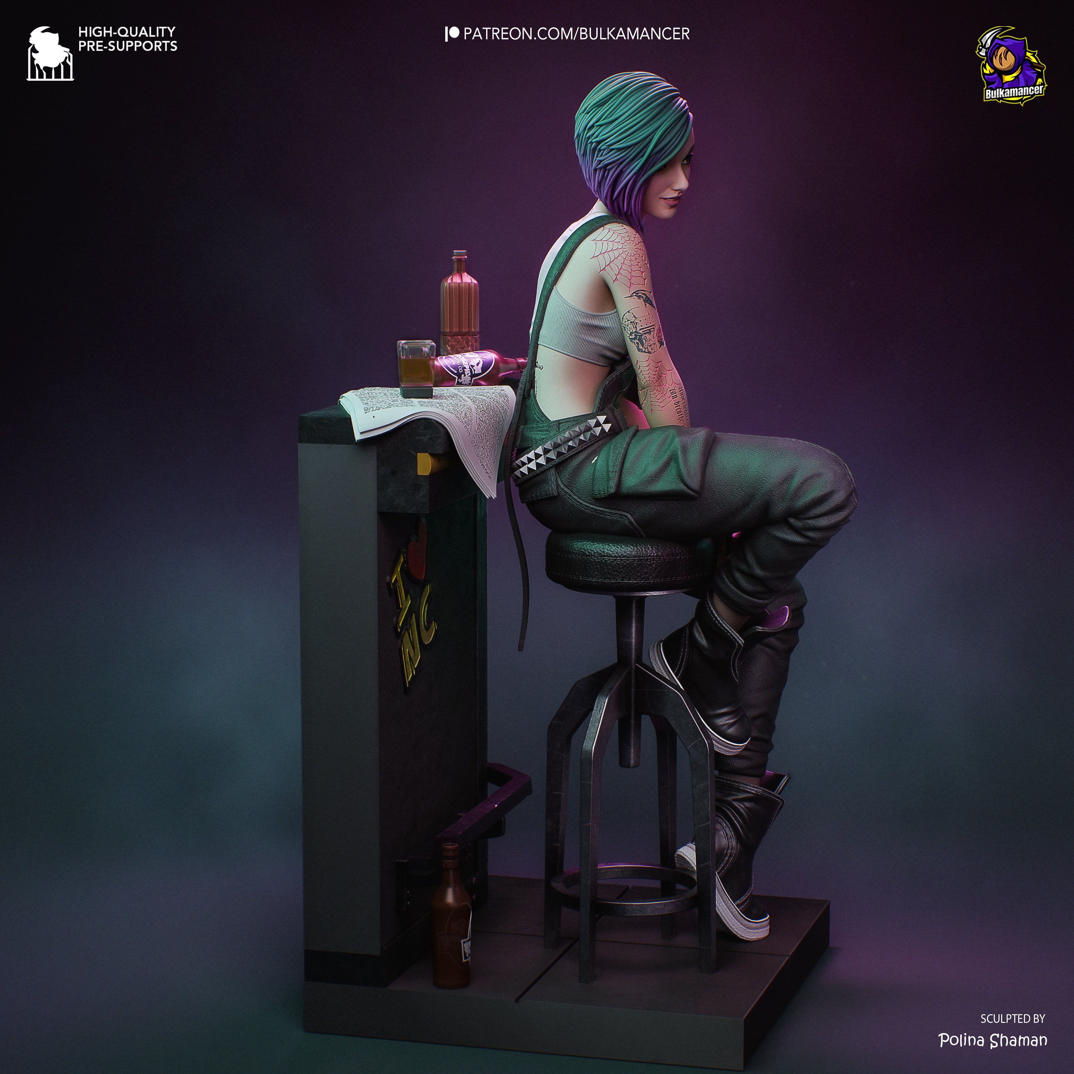The Mox Mechanist Statue