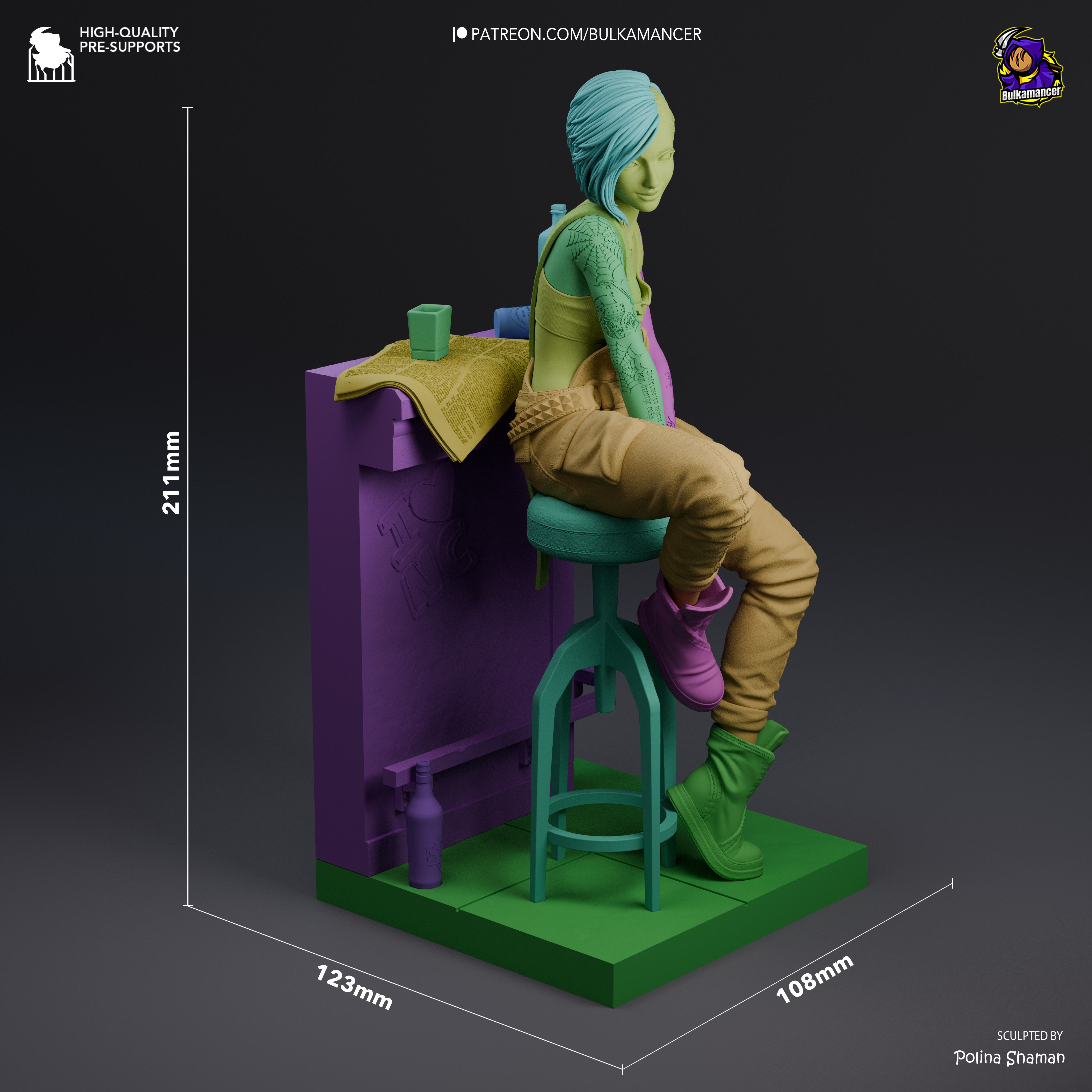 The Mox Mechanist Statue