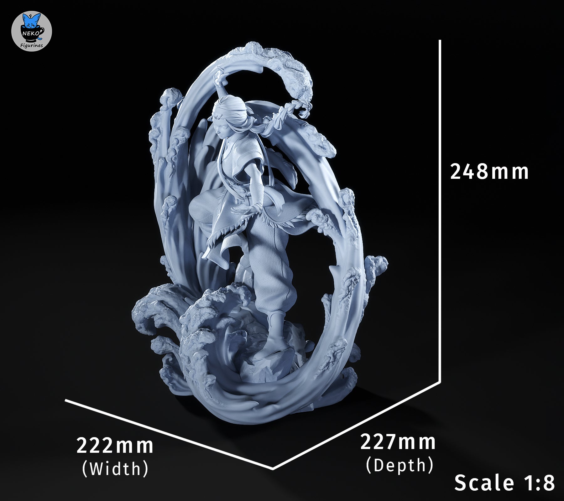 Master Waterbender Katara Statue