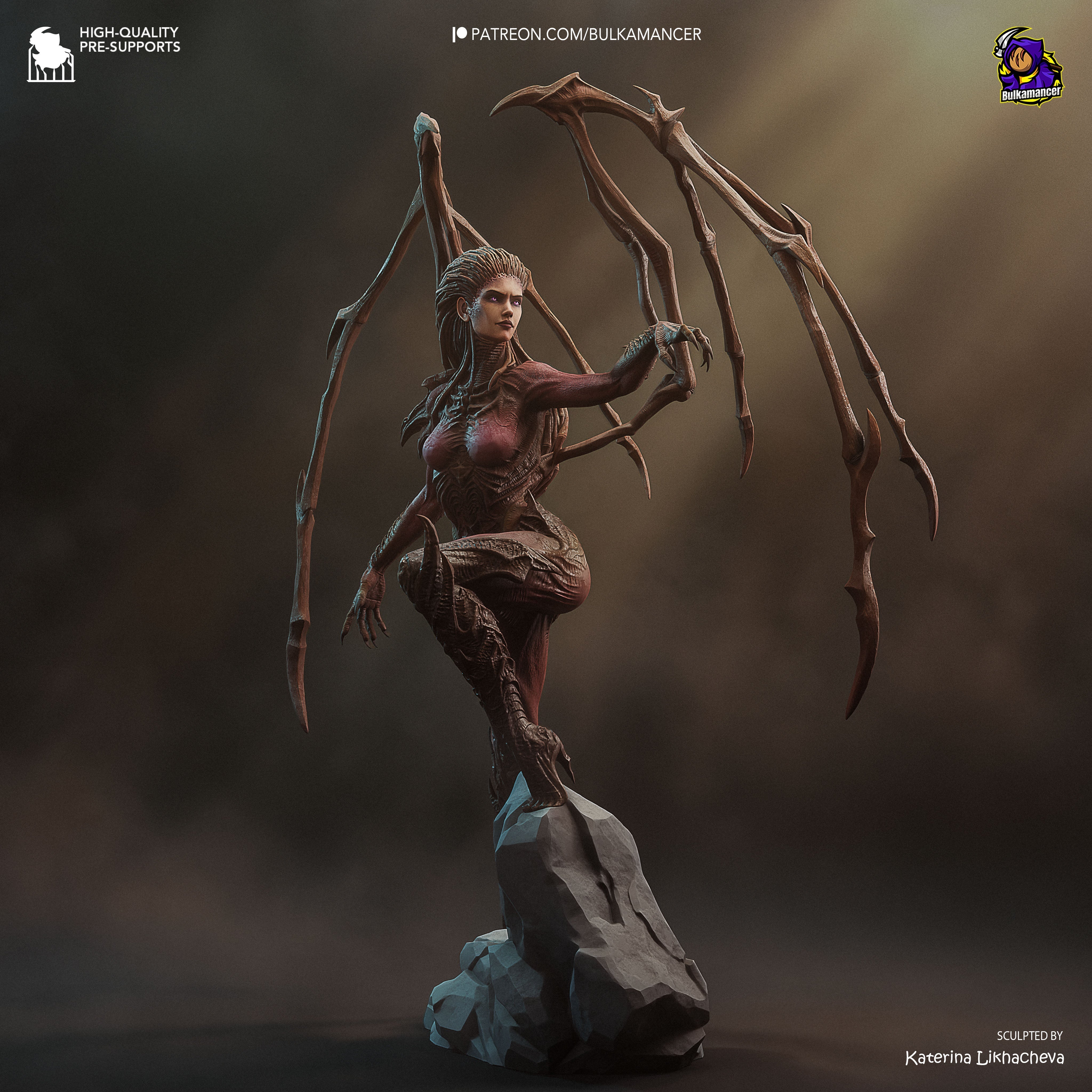 Queen of Blades Statue
