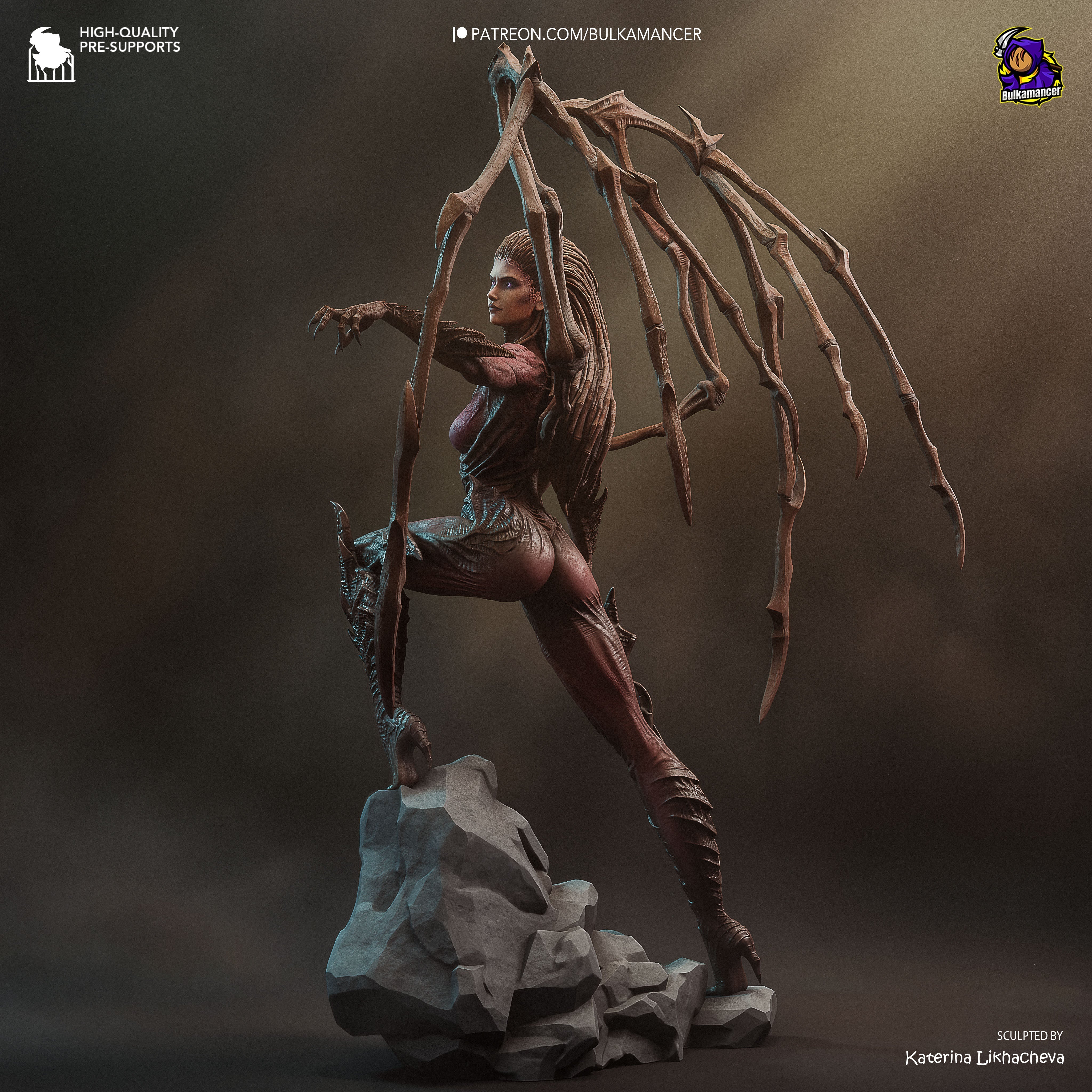 Queen of Blades Statue