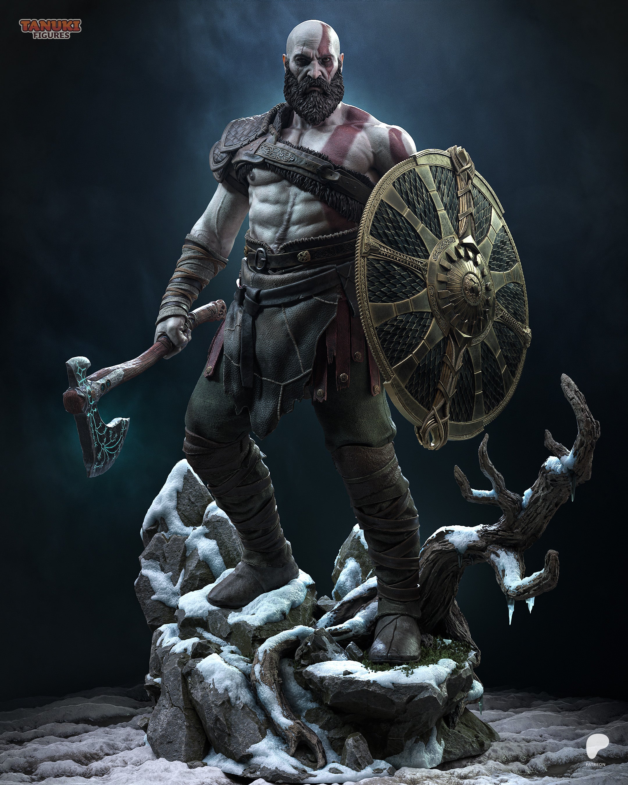Ghost of Sparta Statue