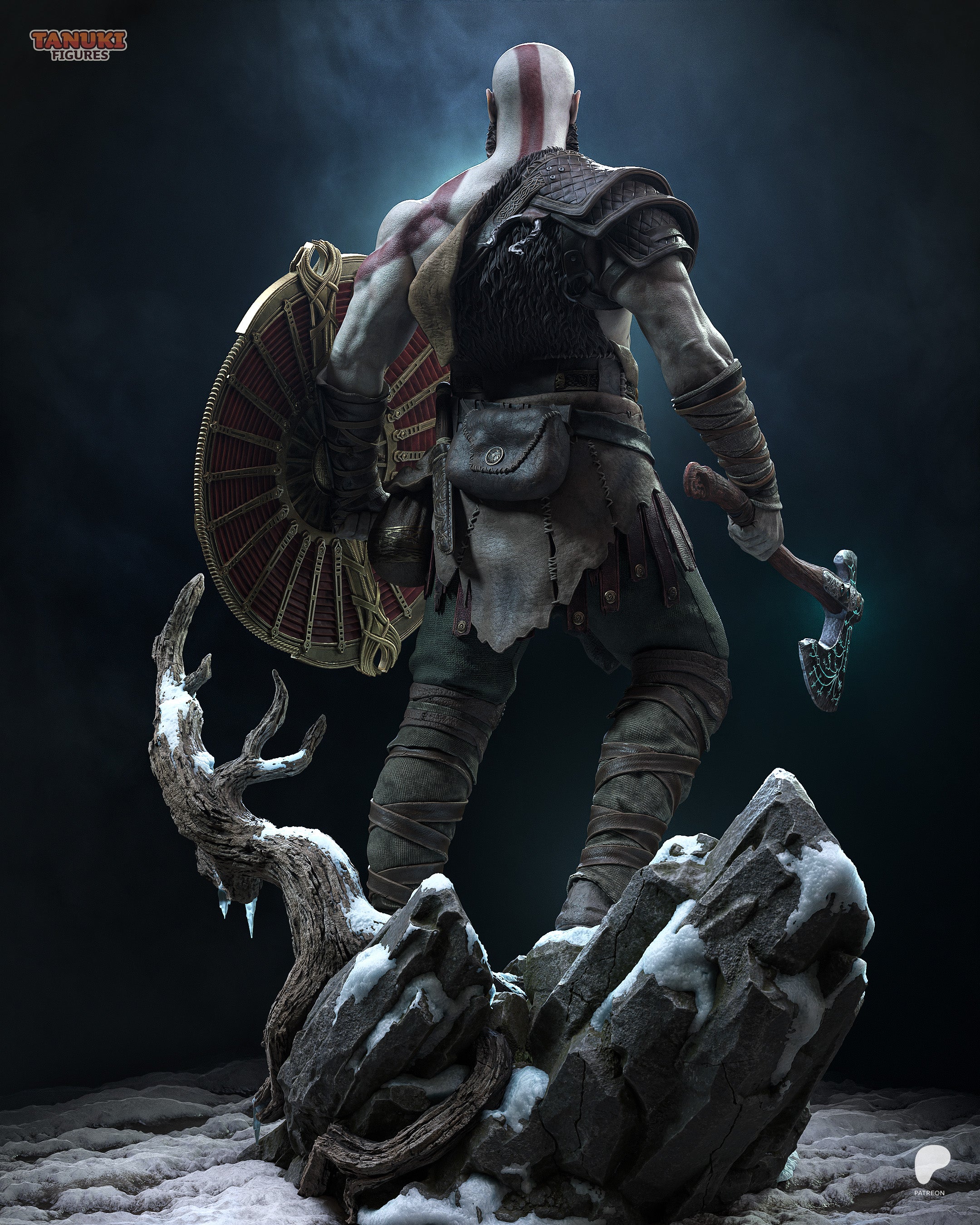 Ghost of Sparta Statue