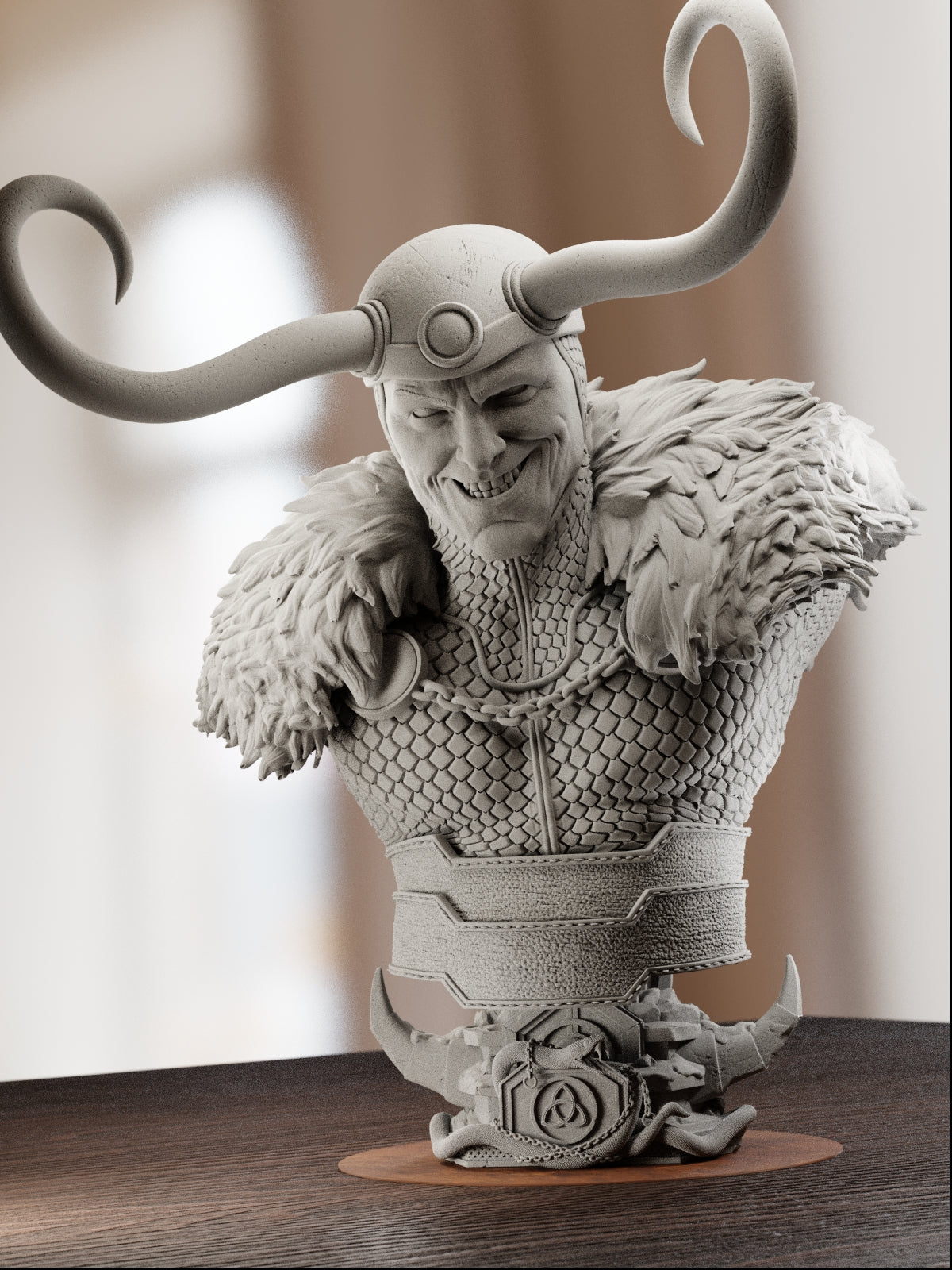 The Trickster God | Maximum Detailed 12K 3D printed bust