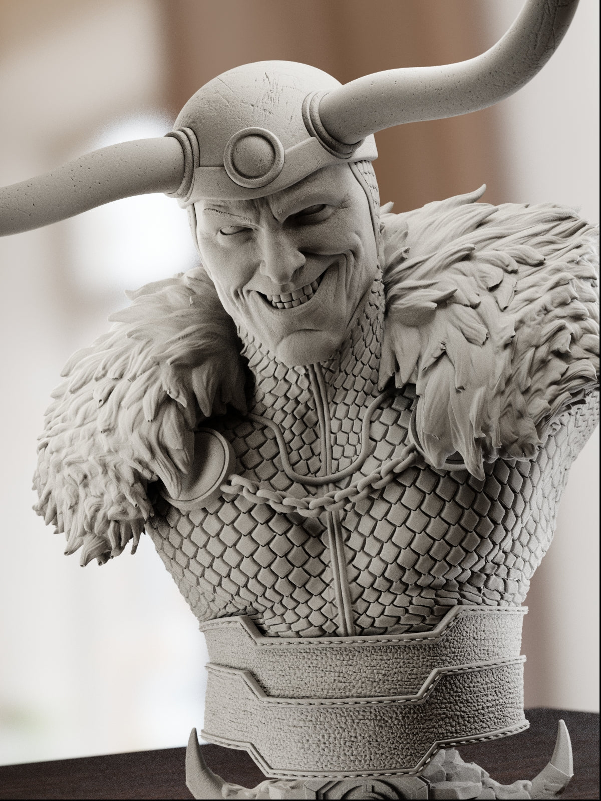 The Trickster God | Maximum Detailed 12K 3D printed bust