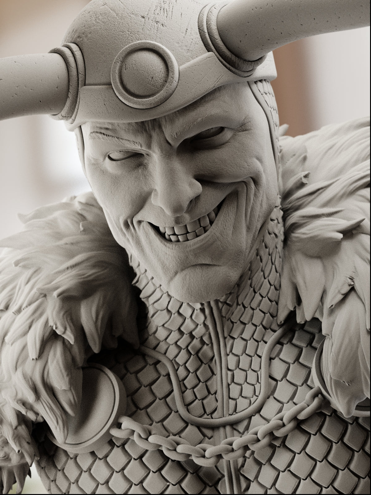 The Trickster God | Maximum Detailed 12K 3D printed bust