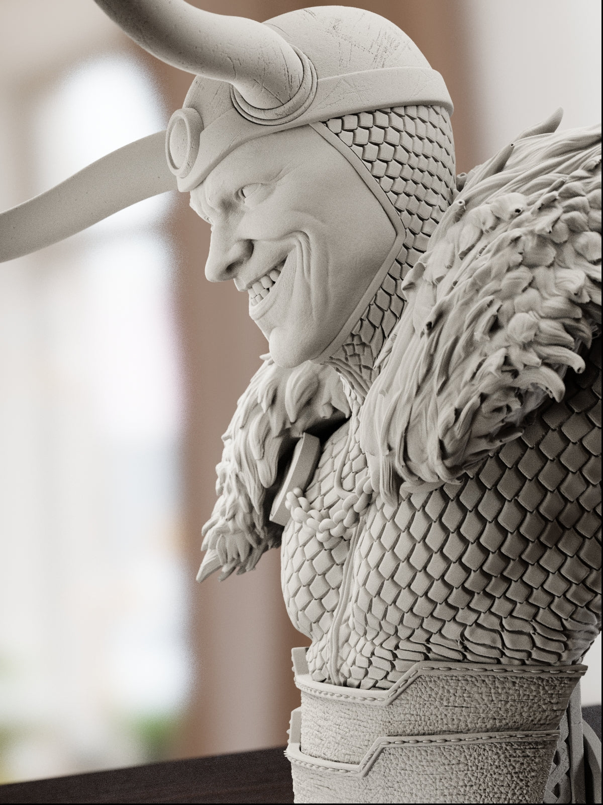 The Trickster God | Maximum Detailed 12K 3D printed bust