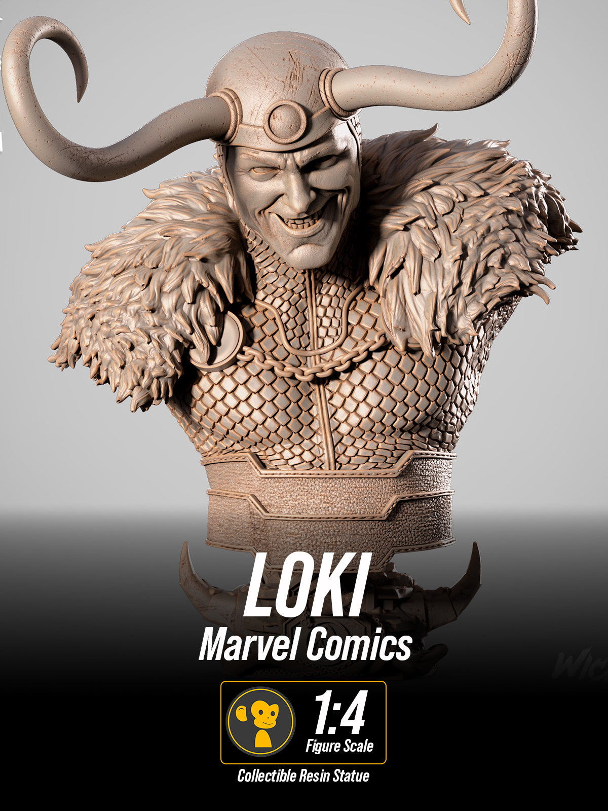 The Trickster God | Maximum Detailed 12K 3D printed bust