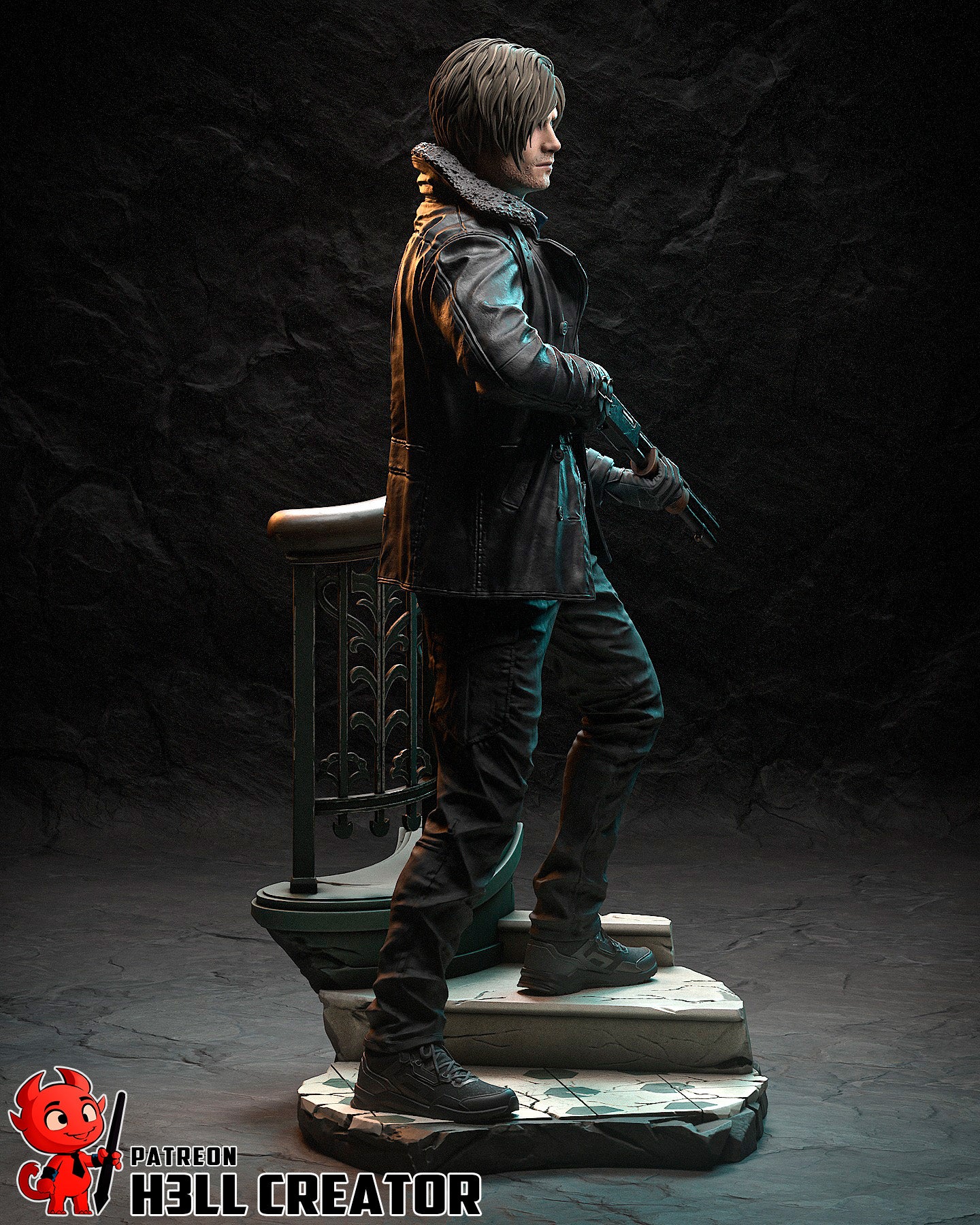 The Kennedy | Maximum Detailed 12K 3D printed figure