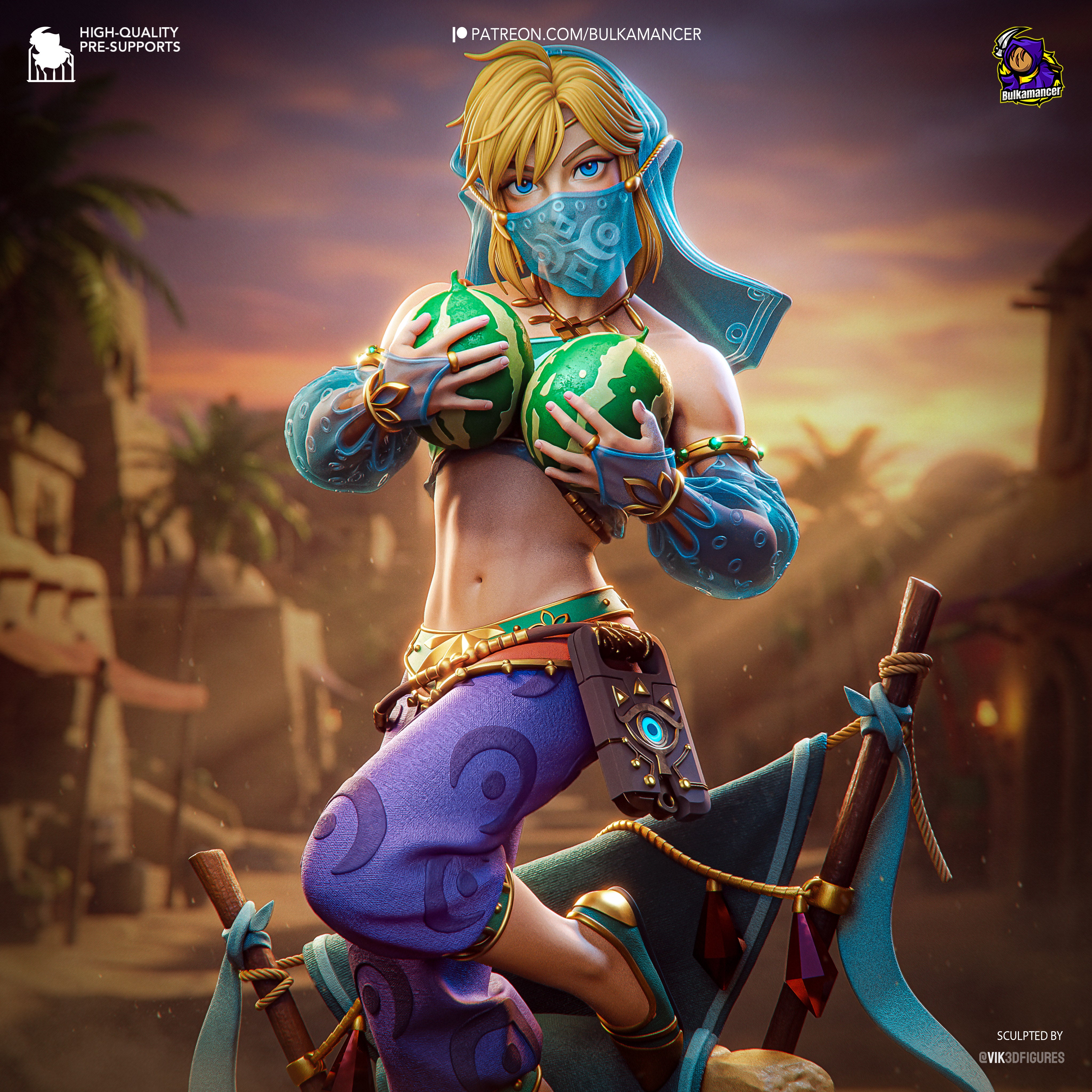 Gerudo Vai Hero Statue