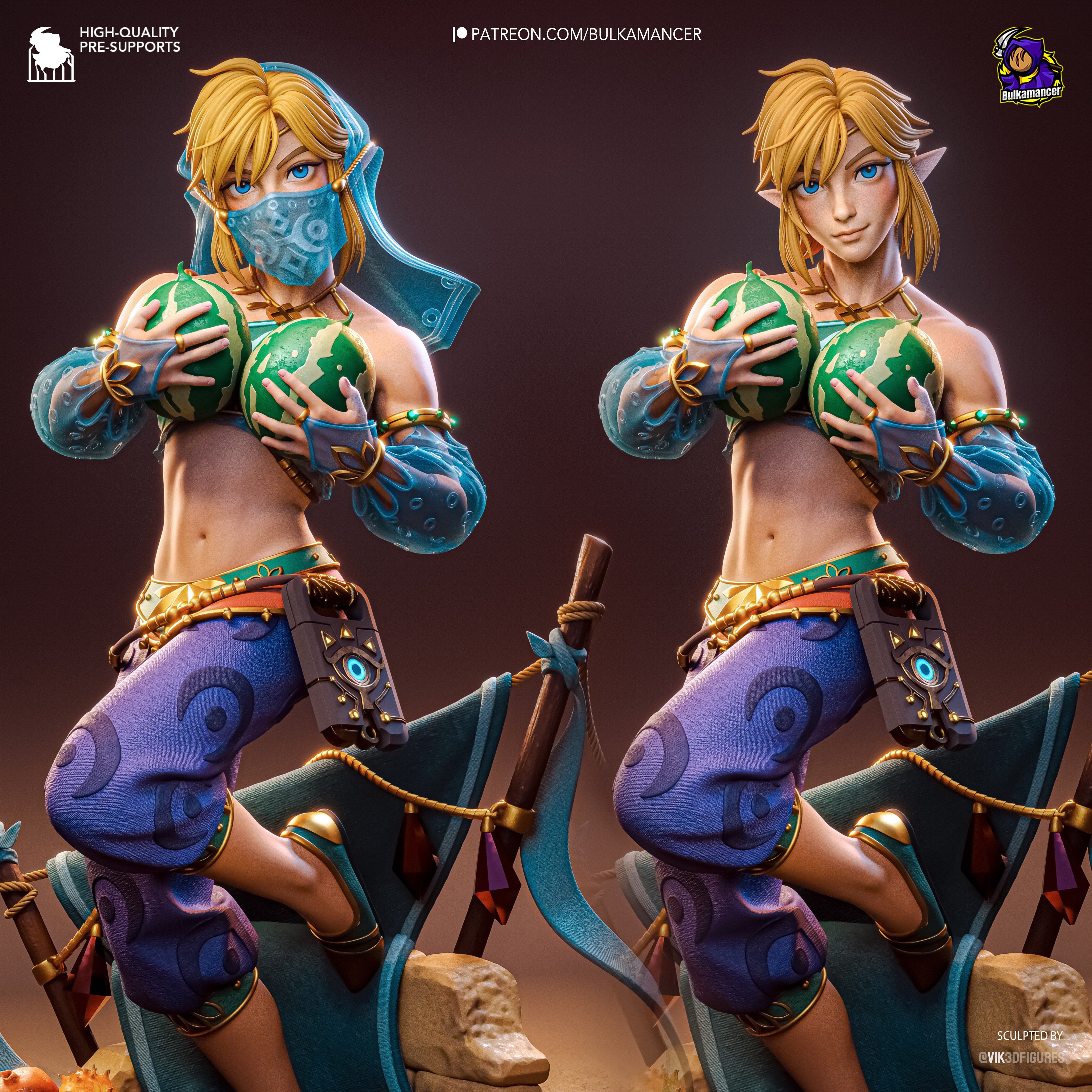 Gerudo Vai Hero Statue