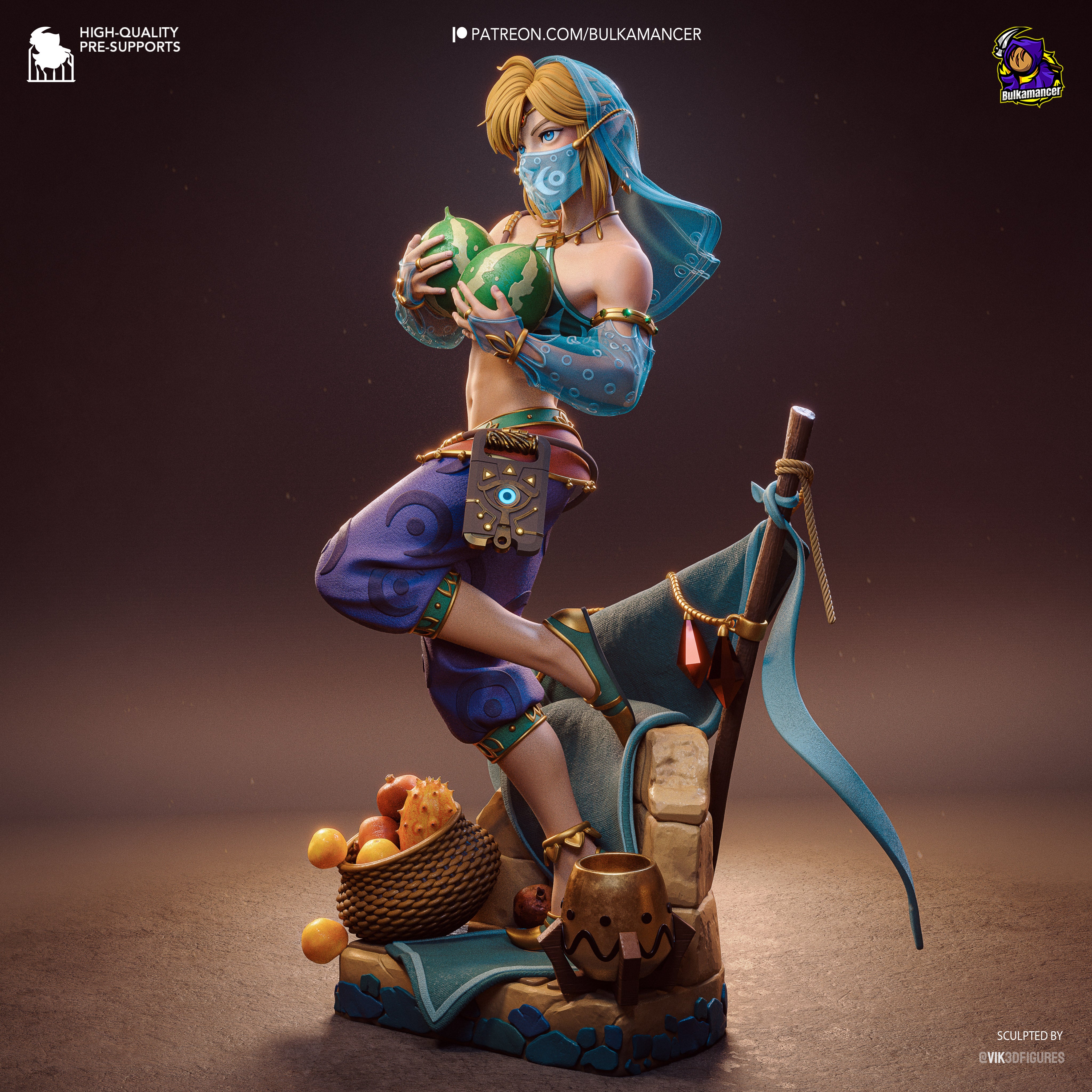 Gerudo Vai Hero Statue