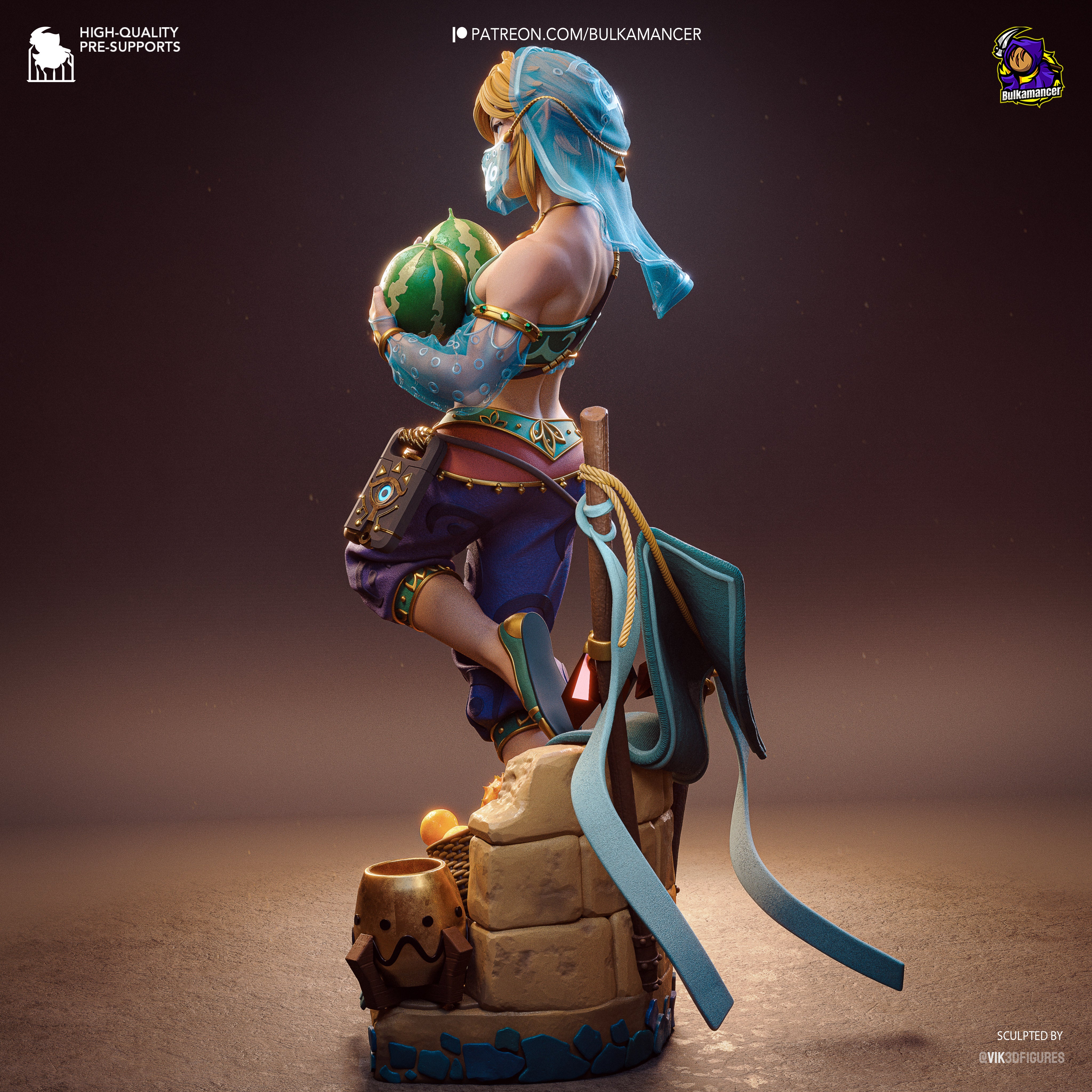 Gerudo Vai Hero Statue